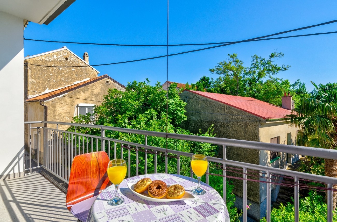 Studio flat with balcony Selce, Crikvenica  AS-b