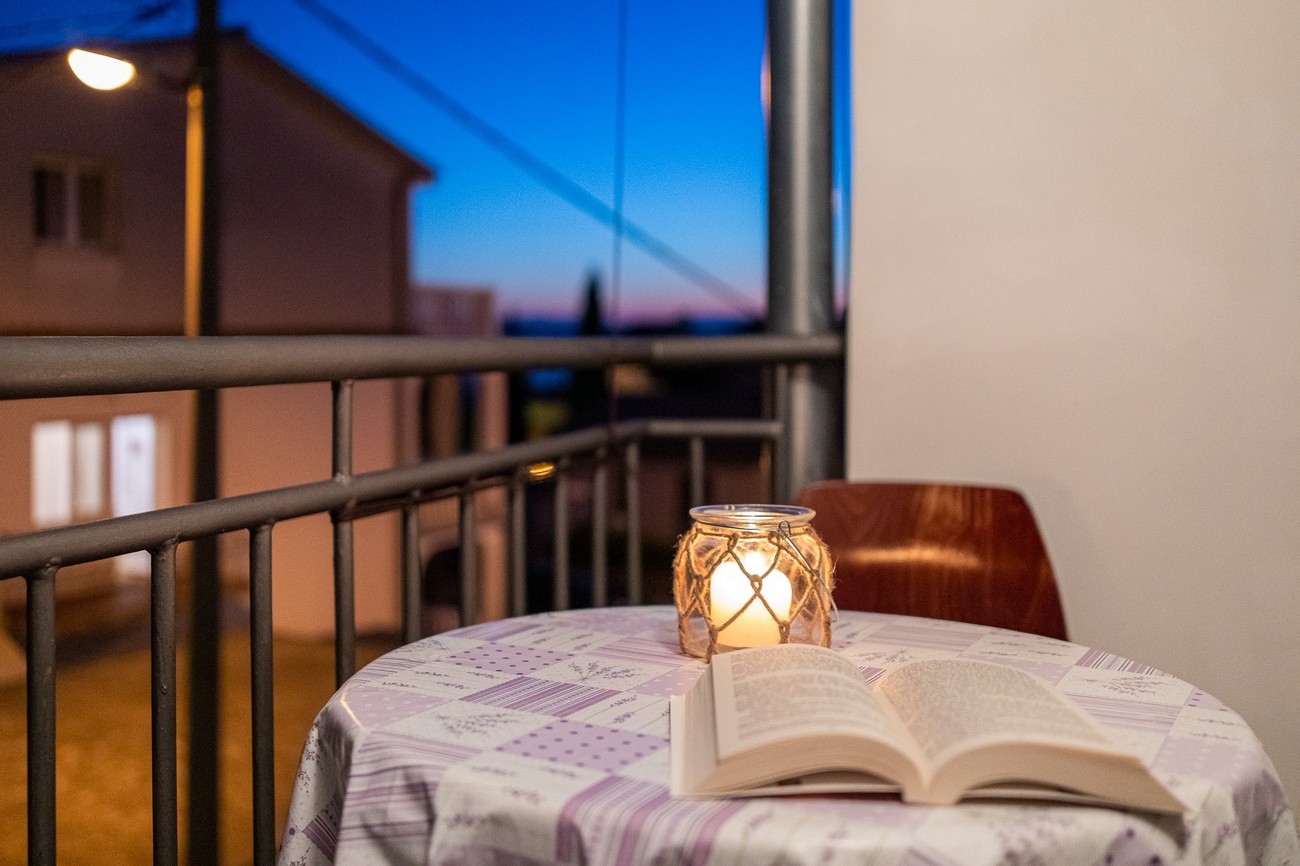Studio flat with balcony Selce, Crikvenica  AS-b