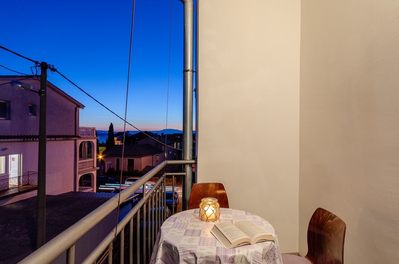 Studio flat with balcony Selce, Crikvenica  AS-b