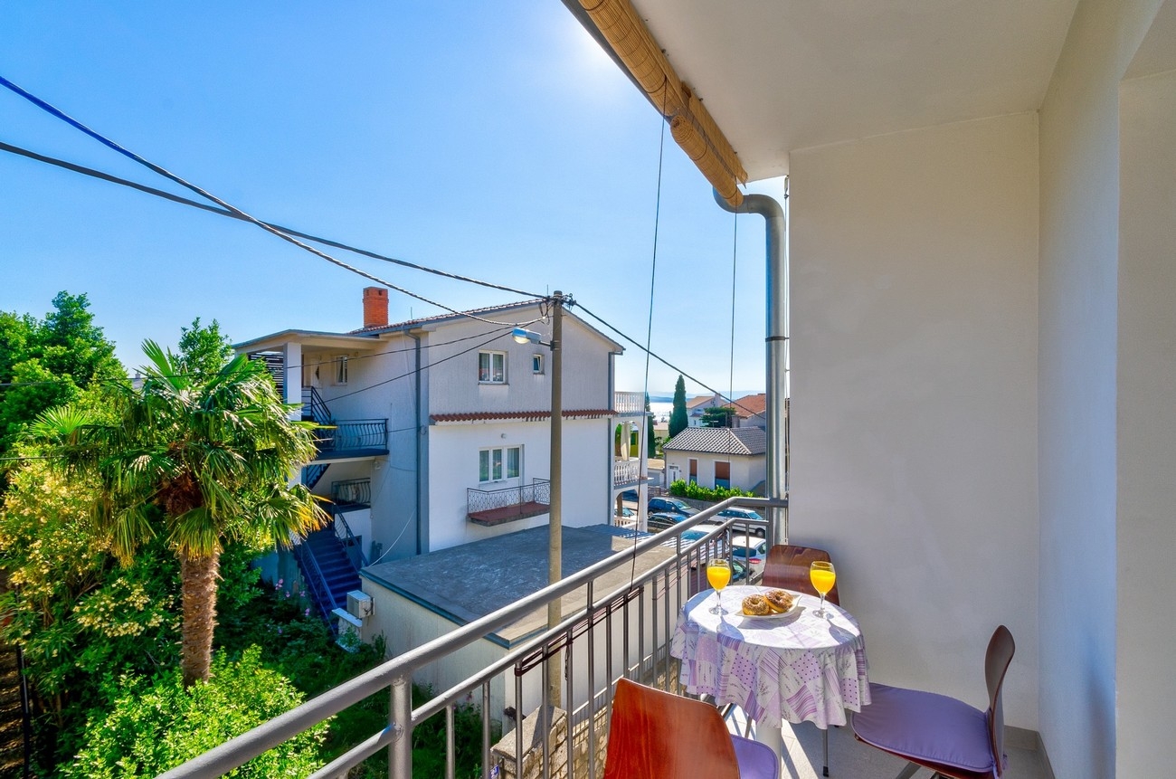 Studio flat with balcony Selce, Crikvenica  AS-b