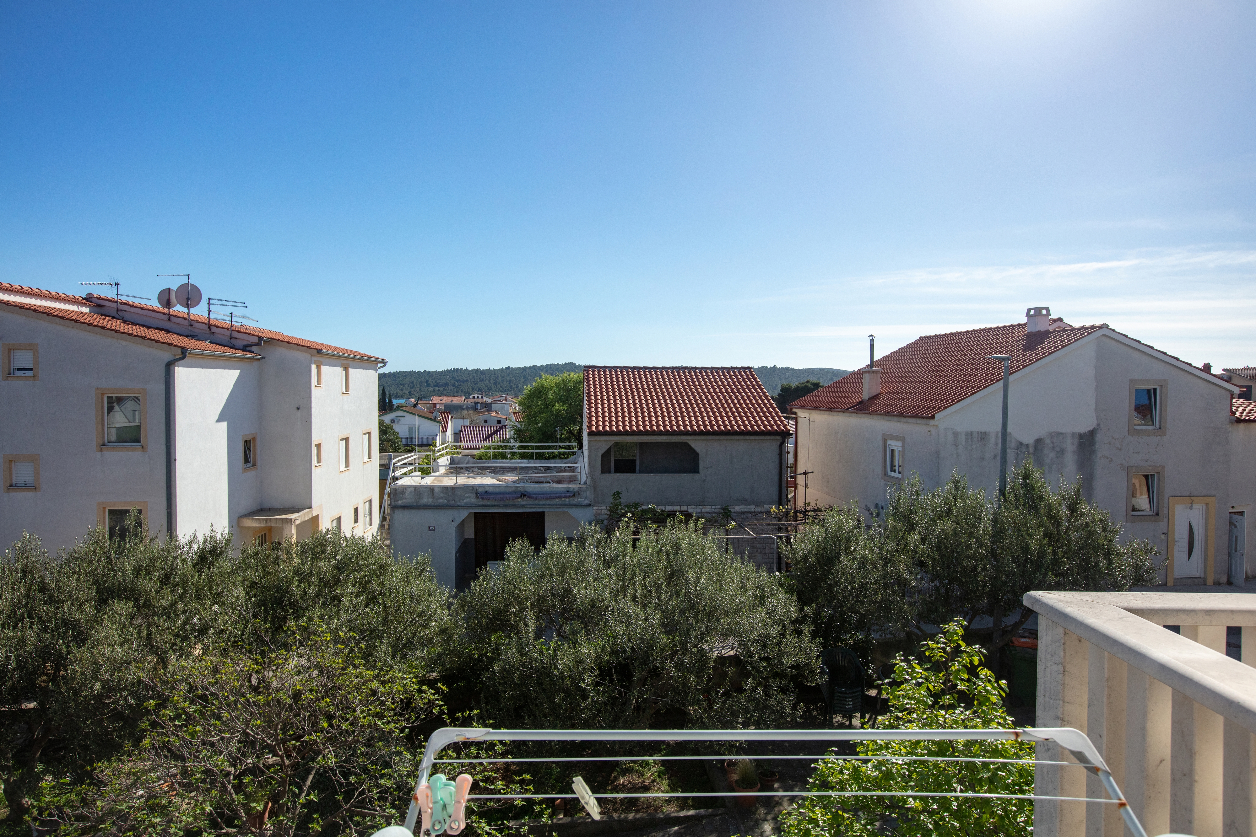 Two bedroom apartment with balcony and sea view Pirovac, Šibenik  A-b