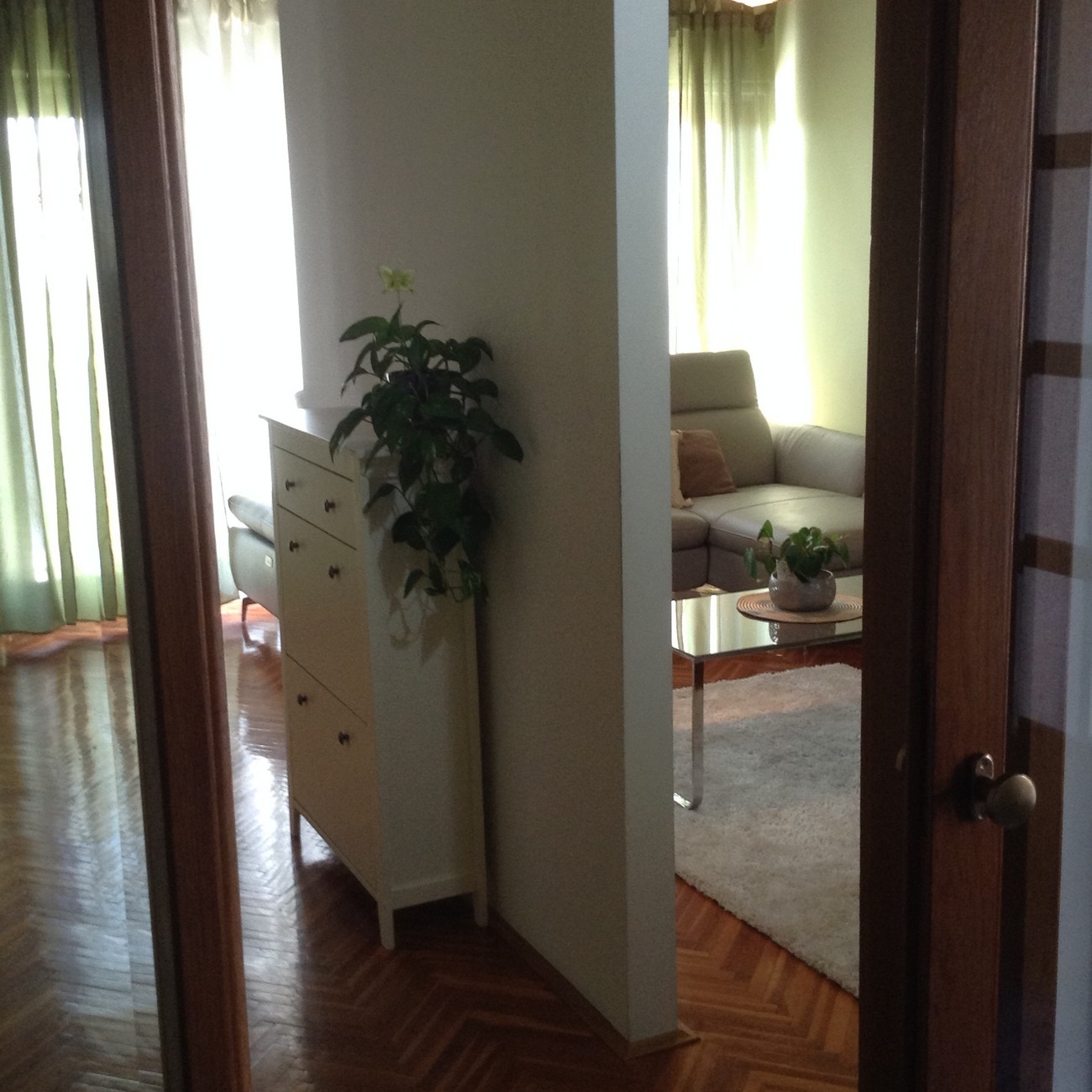 One bedroom apartment with terrace and sea view Drašnice, Makarska  A-c