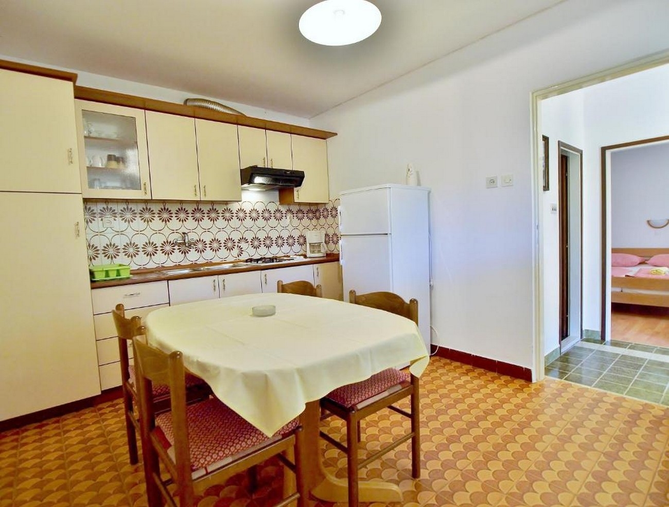 Two bedroom apartment with terrace and sea view Lopar, Rab (A-22583-a)