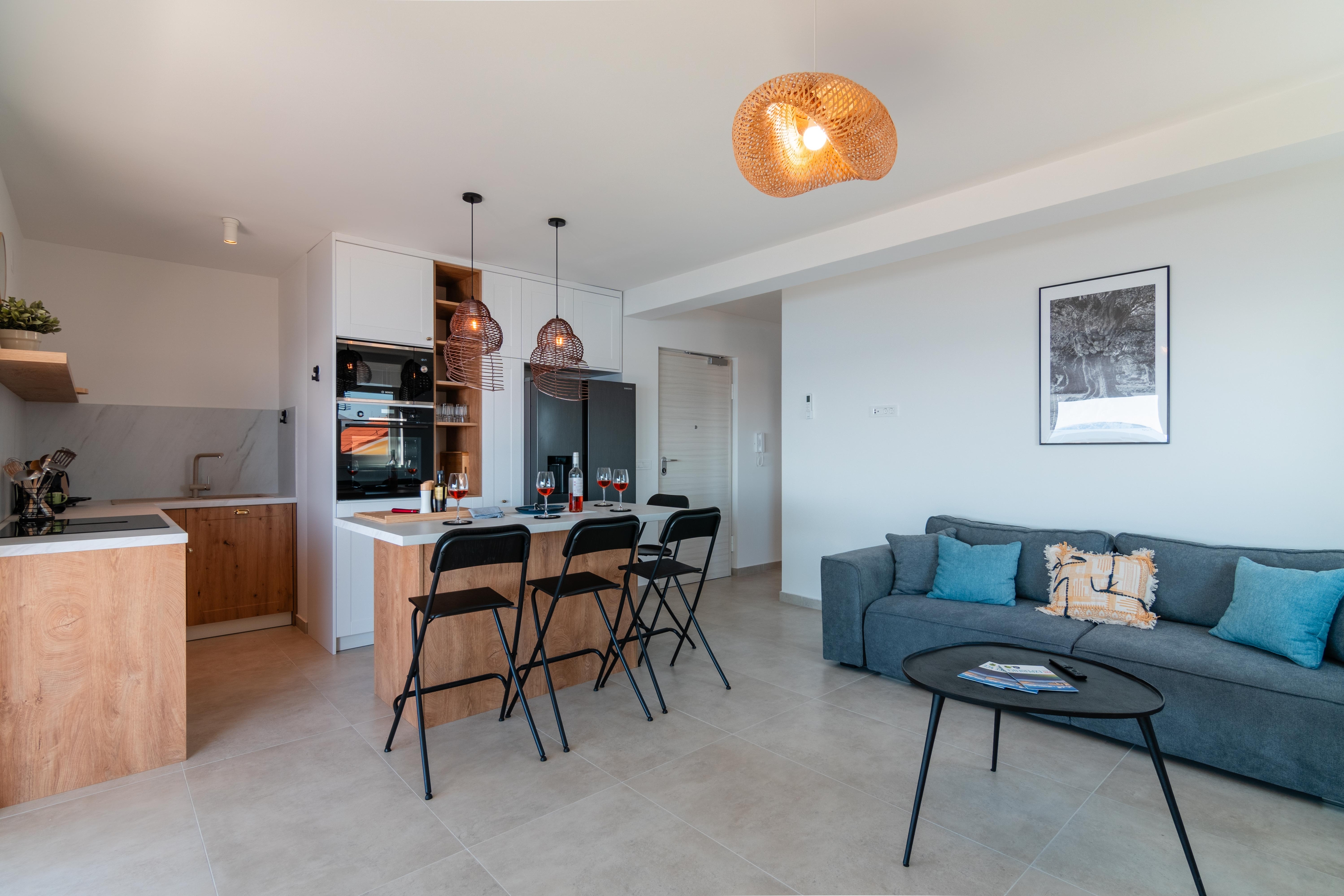 Two bedroom apartment with terrace and sea view Mandre, Pag  A-a