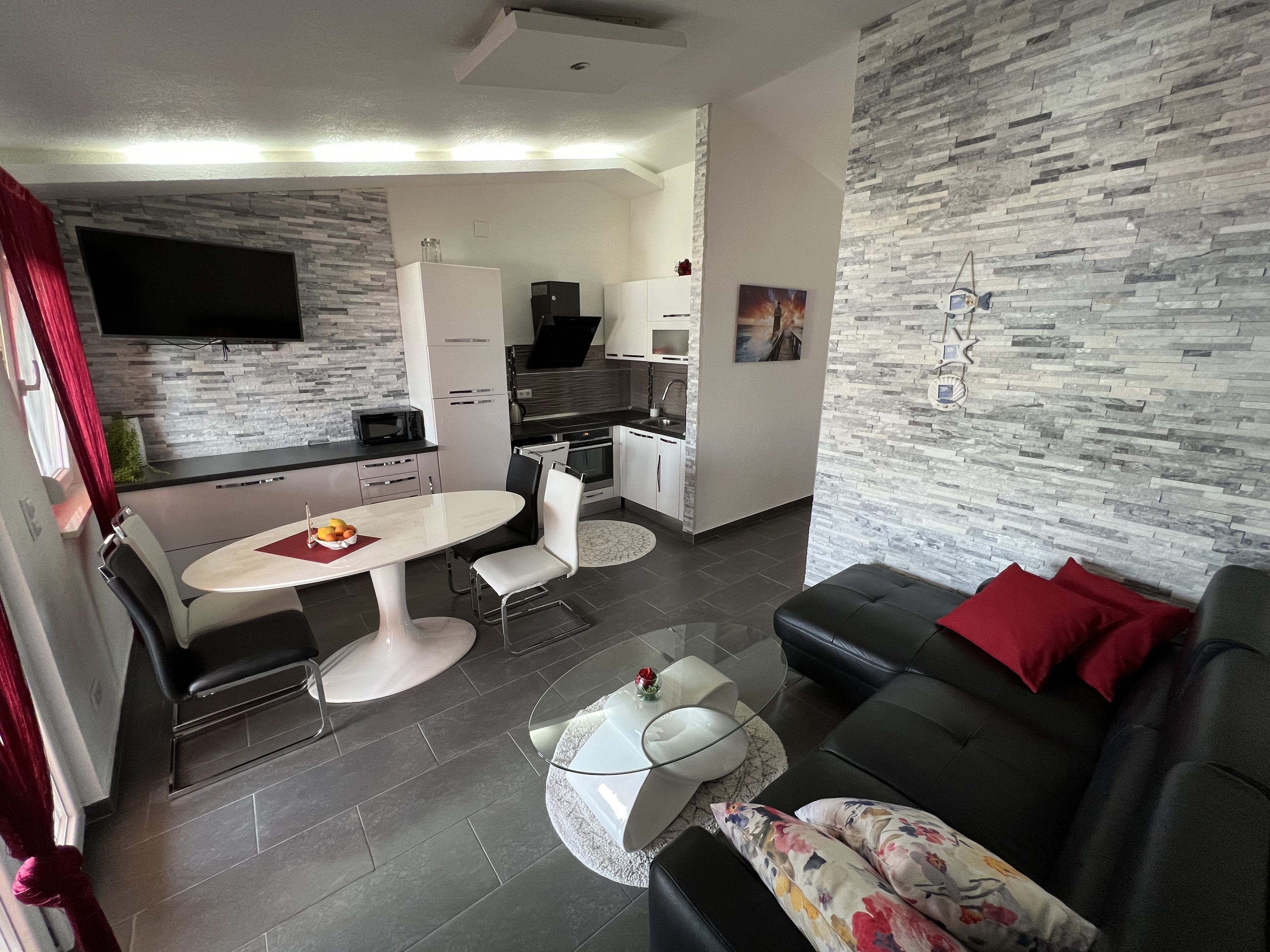One bedroom apartment with terrace and sea view Pag  A-c
