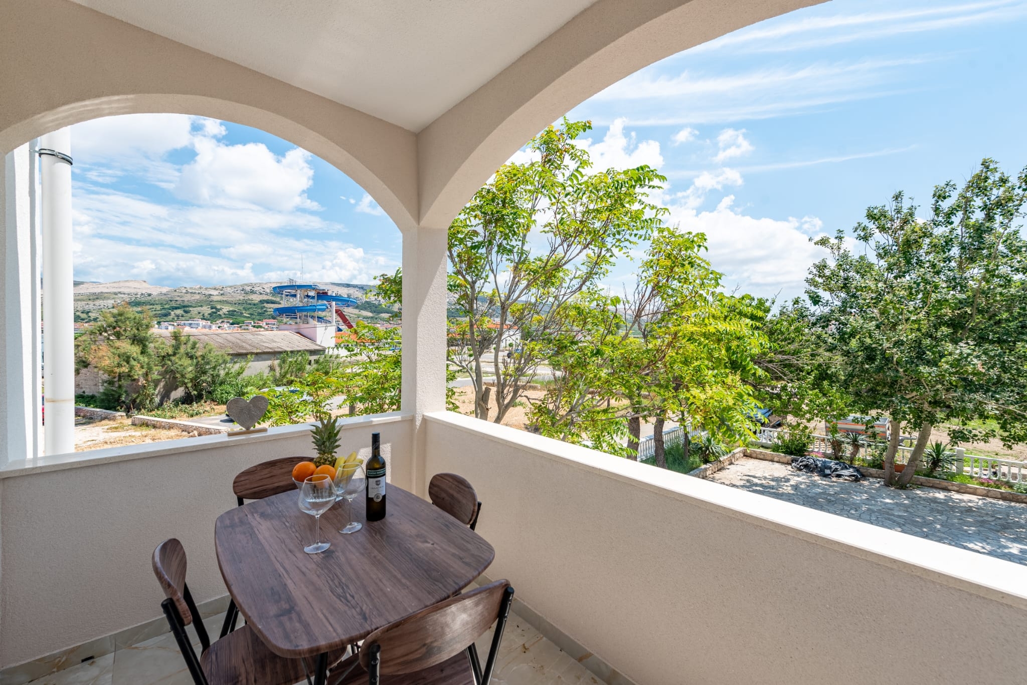 Two bedroom apartment with balcony and sea view Pag  A-a
