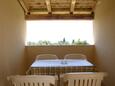 Terrace Fažana, Terrace in the apartment, with a sea view, (pet friendly) and WiFi.