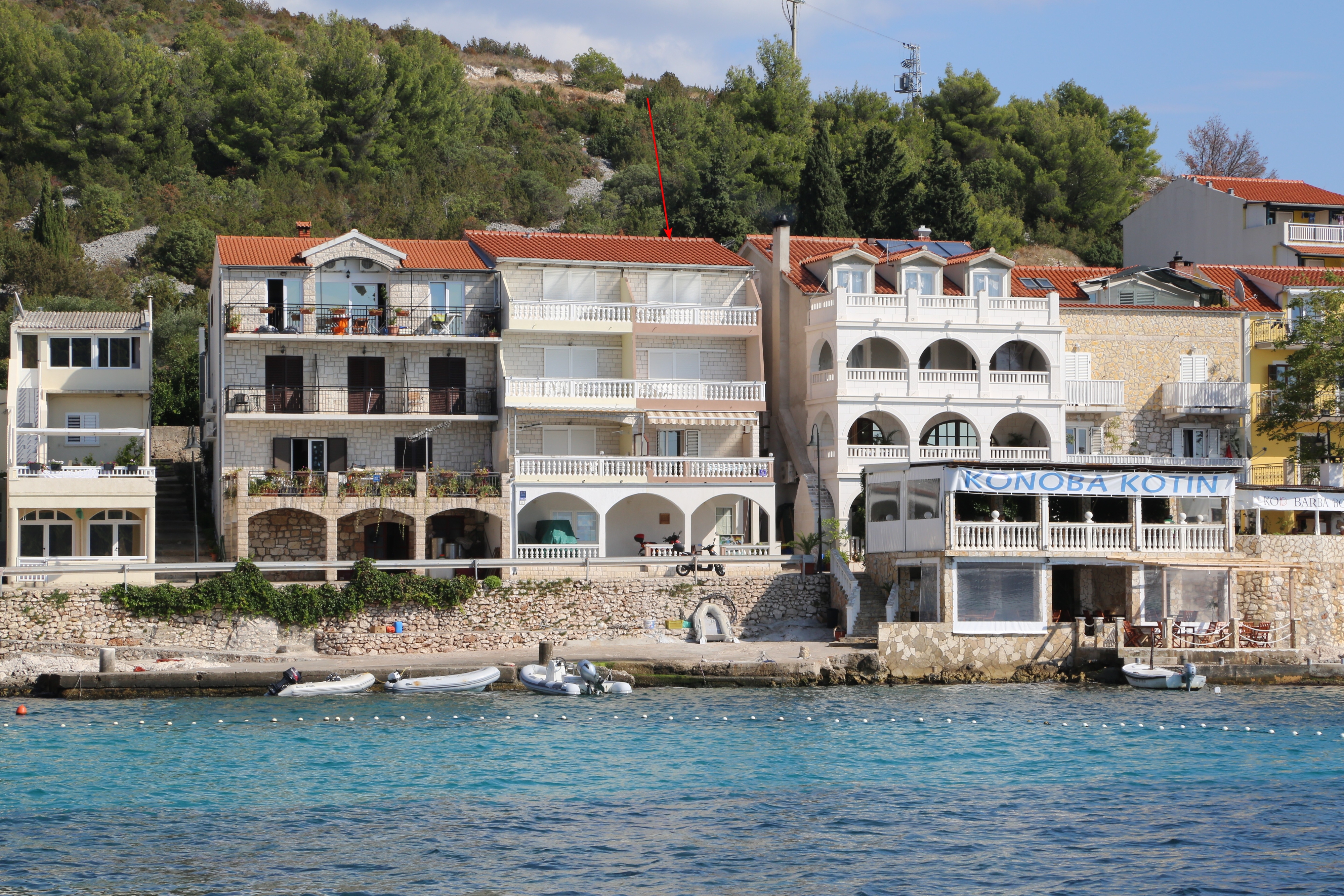 Studio Z balkonom in pogledom na morje Milna, Hvar  AS-c
