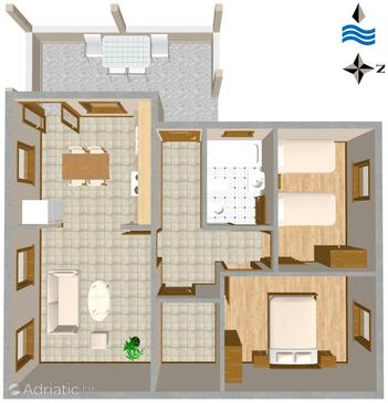 Plan Rovinj, Plan in the apartment, dopusteni kucni ljubimci i WIFI.