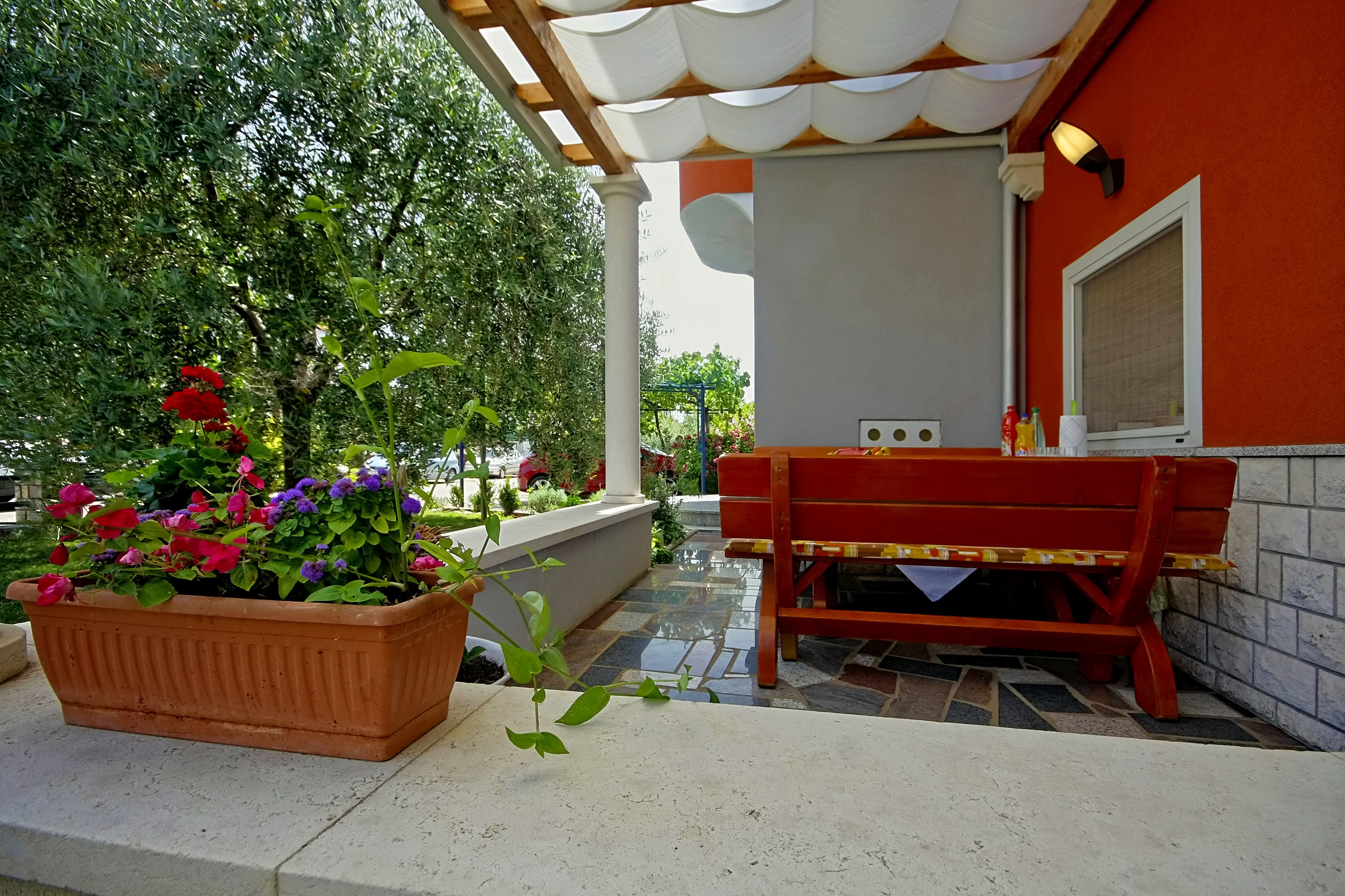One bedroom apartment with terrace Umag  A-b