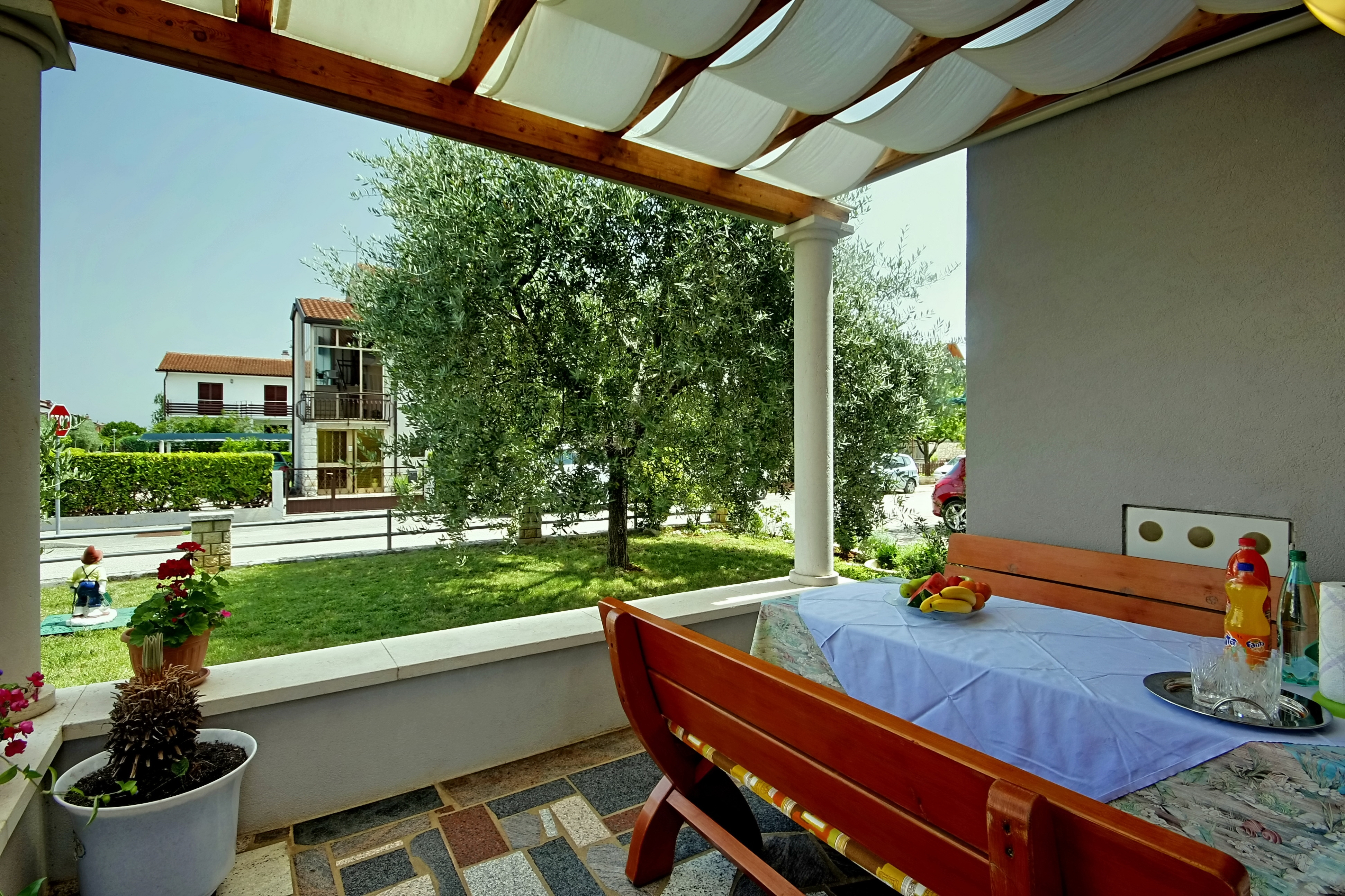 One bedroom apartment with terrace Umag  A-b
