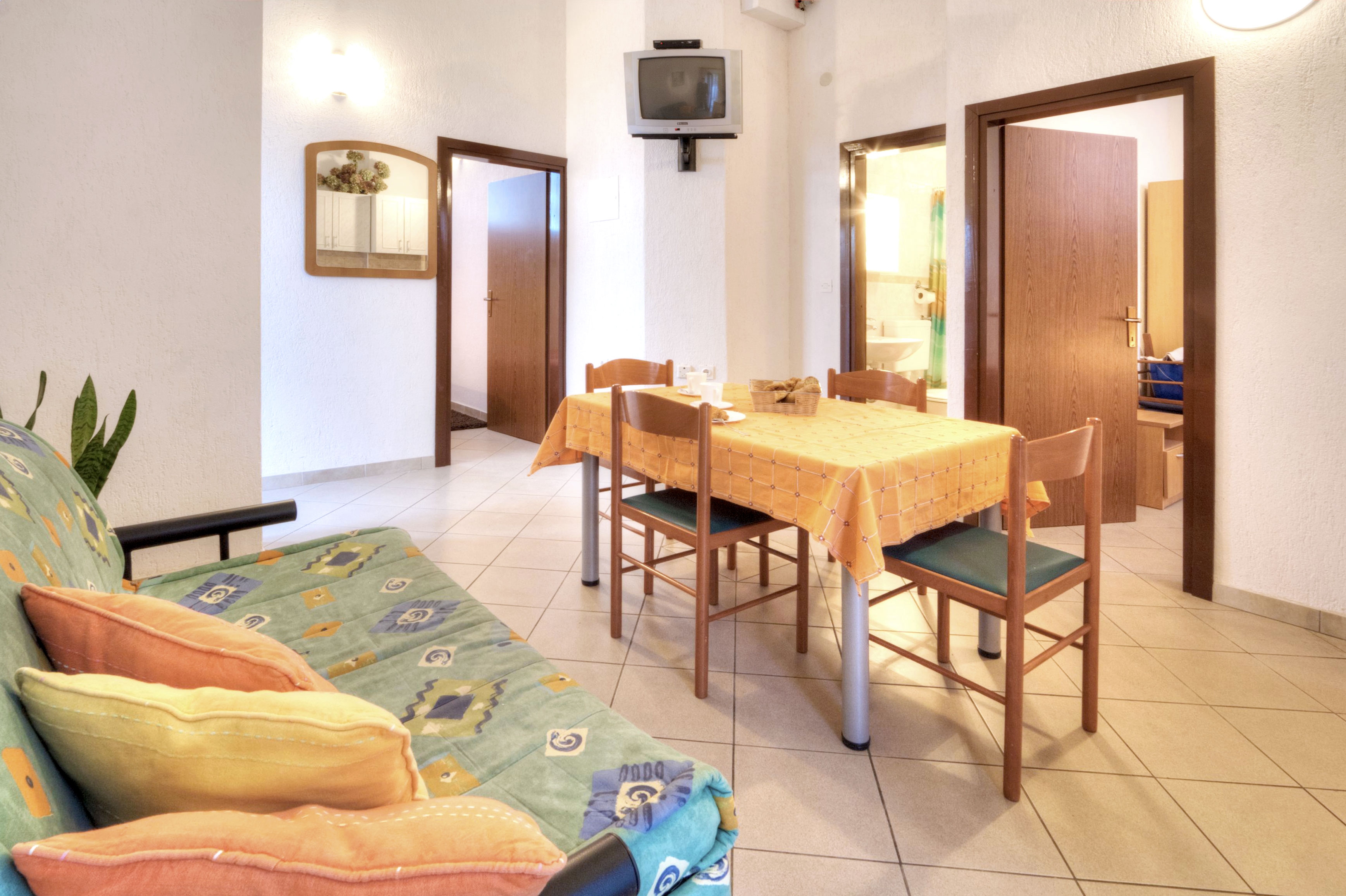 Two bedroom apartment with terrace Baška, Krk (A-22661-b)