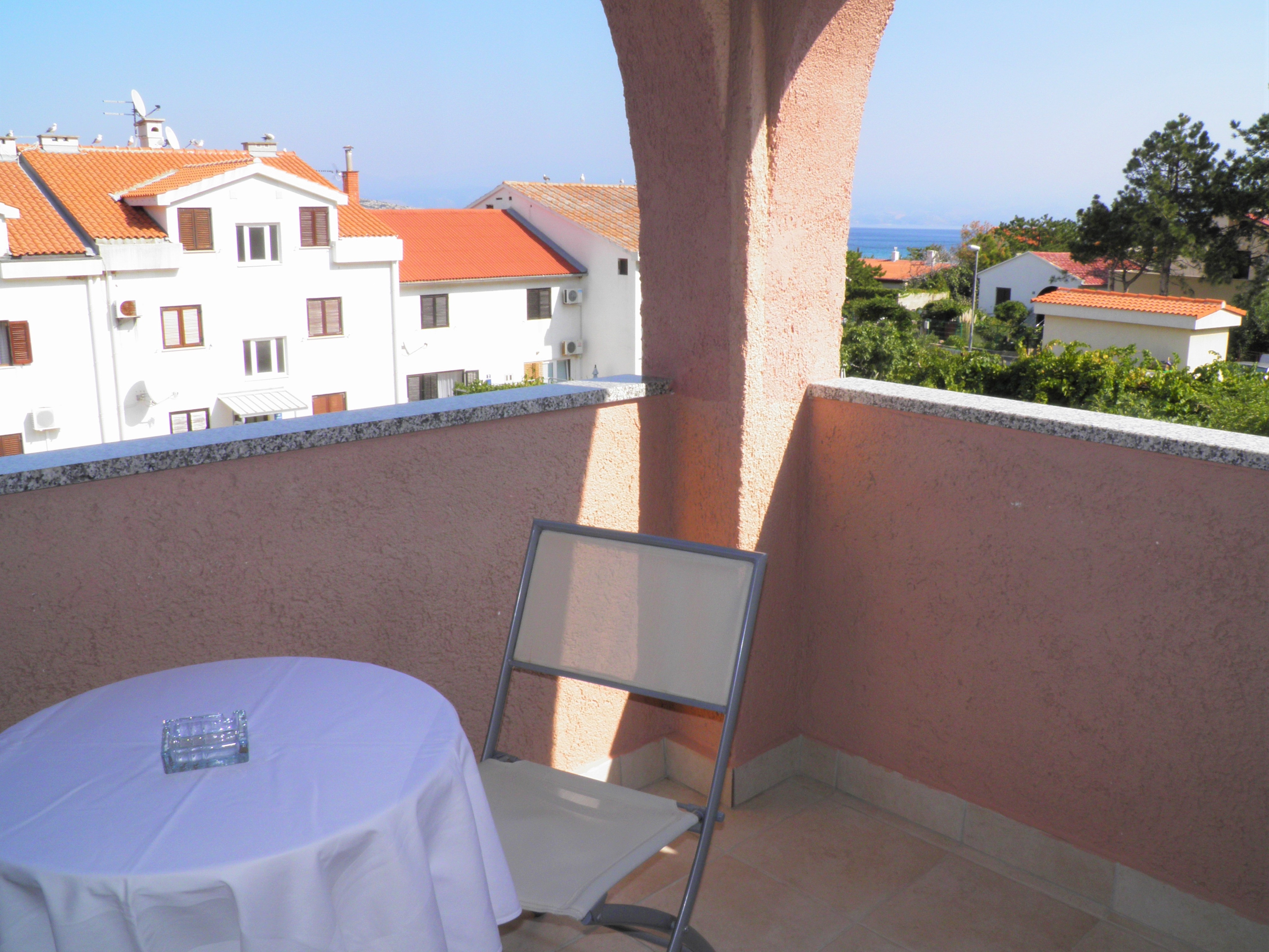 One bedroom apartment with balcony Baška, Krk  A-b