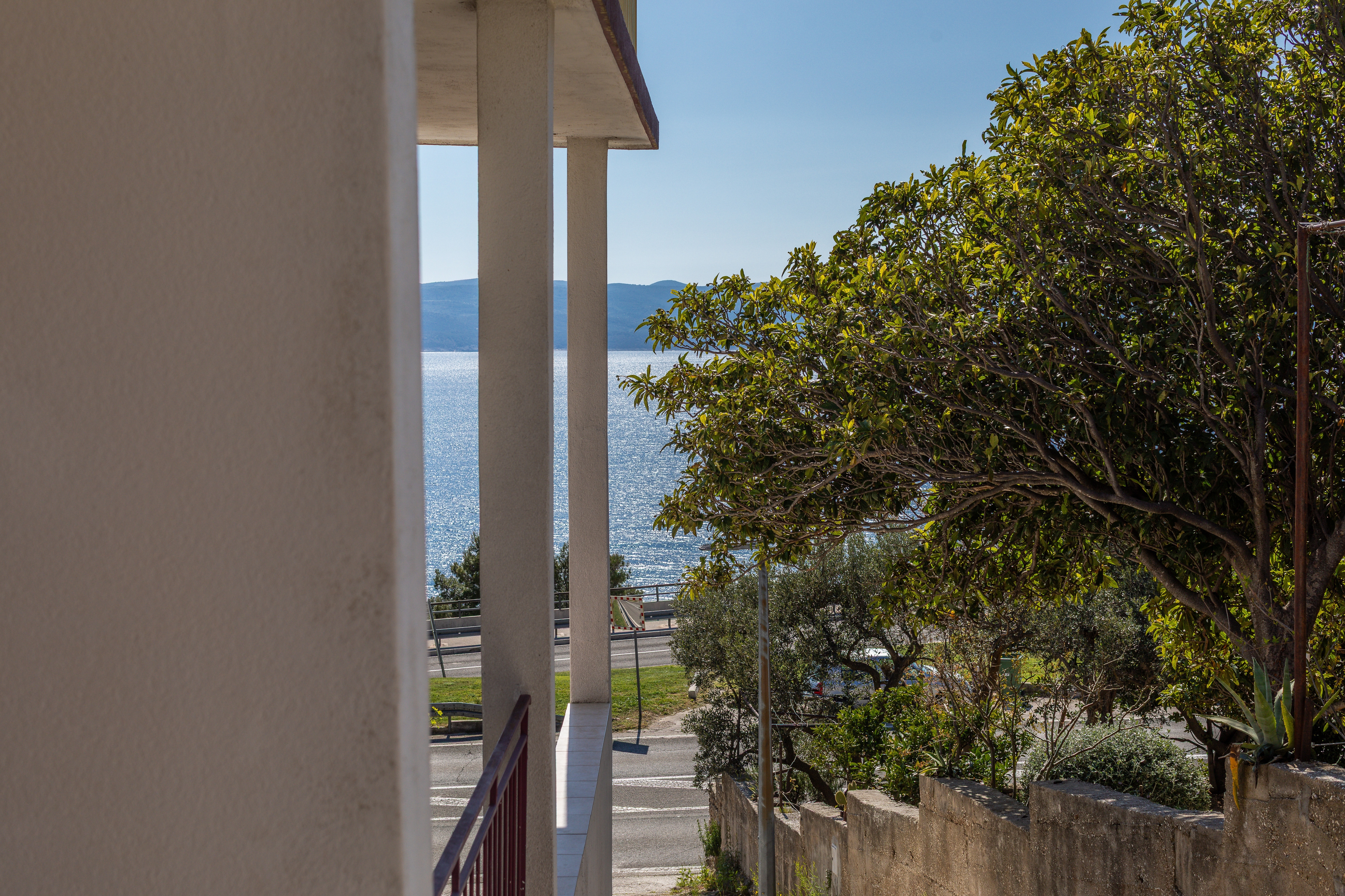 One bedroom apartment with terrace and sea view Brela, Makarska  A-a