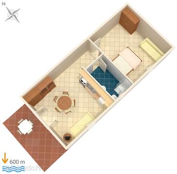 Plan Rovinj, Plan in the apartment.