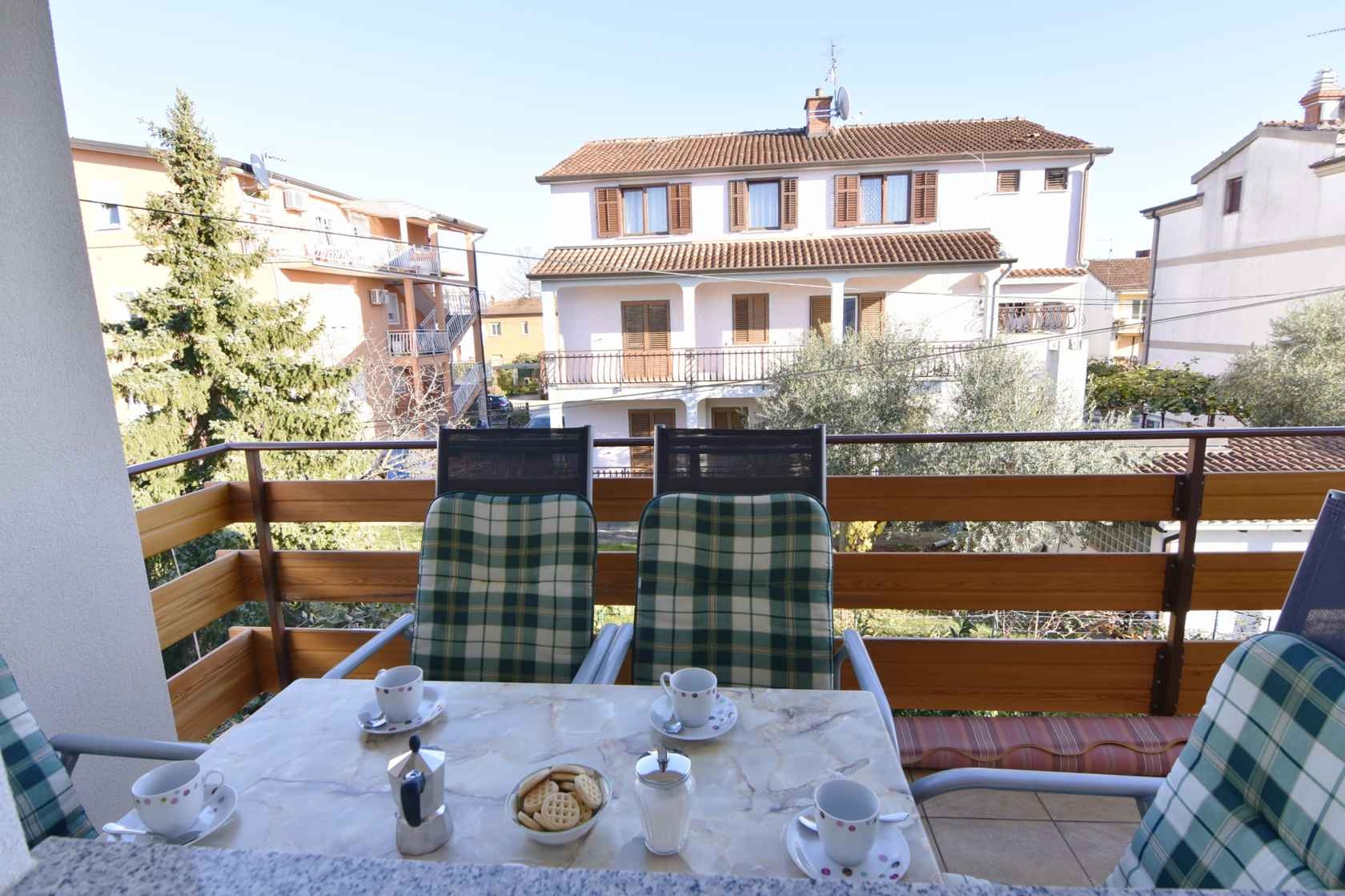 One bedroom apartment with balcony Umag  A-b