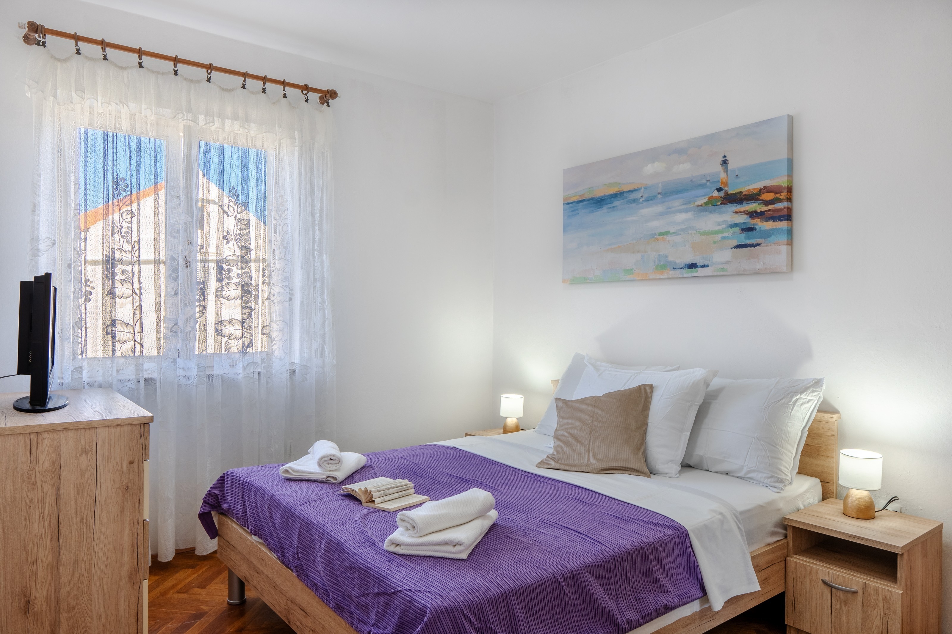 Three bedroom apartment with terrace Vir  A-a