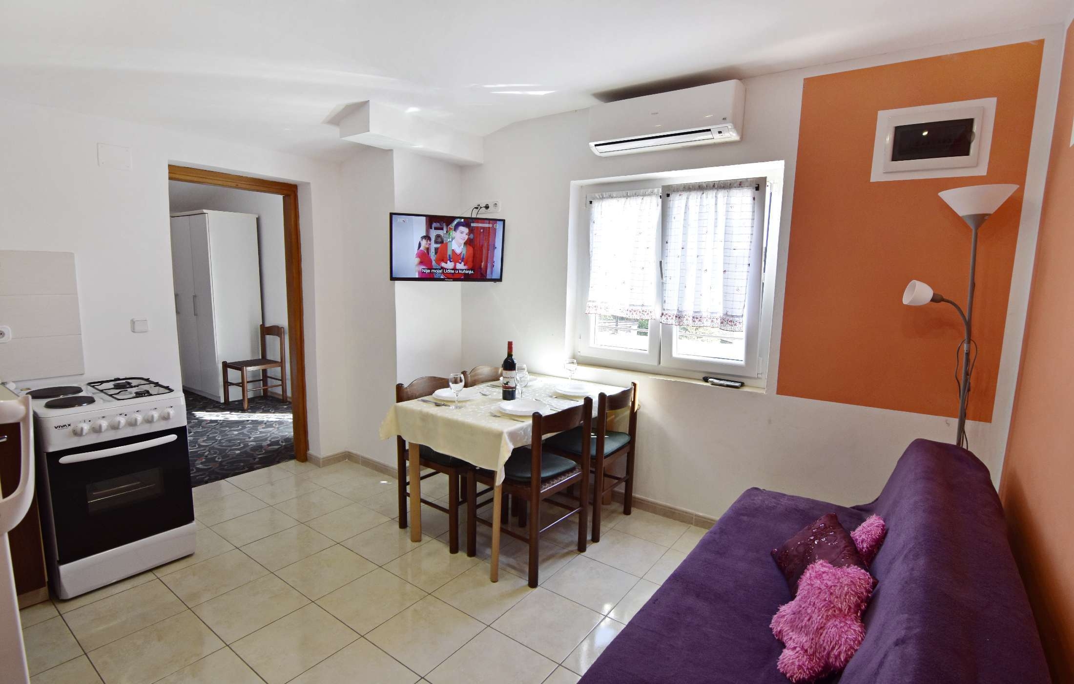 Two bedroom apartment near beach Zambratija (Umag) (A-22685-a)