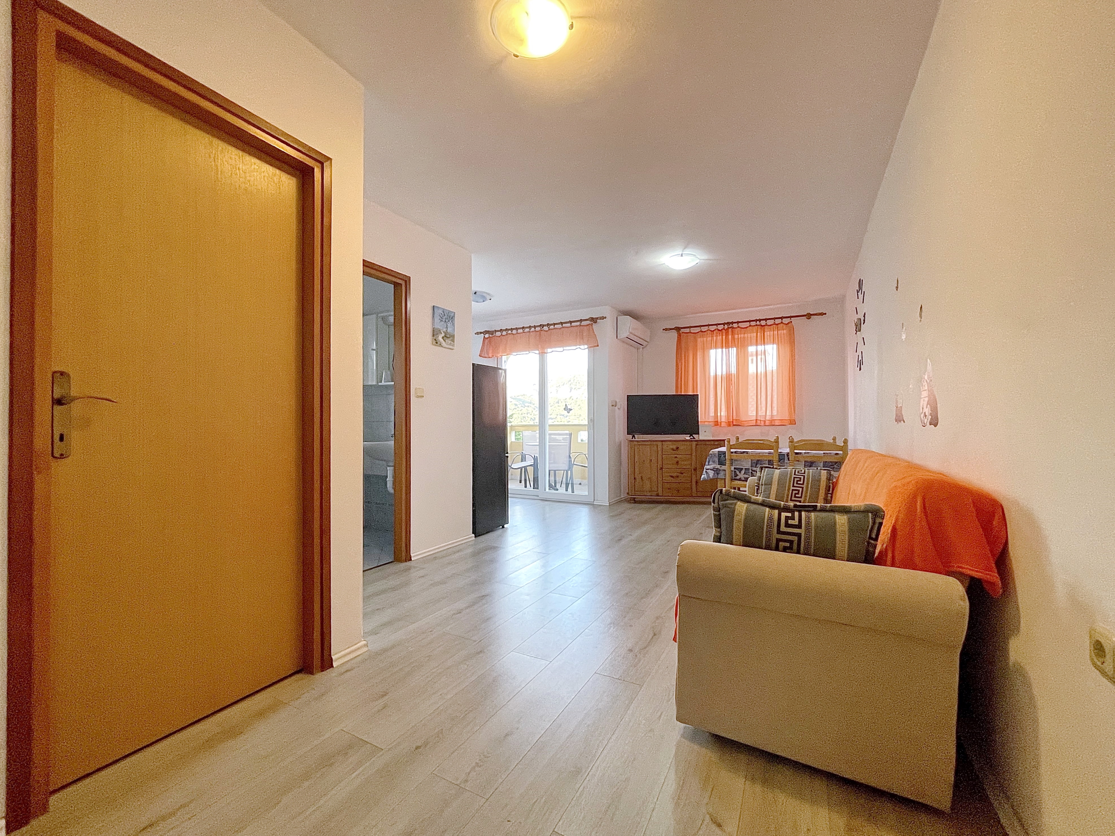 Two bedroom apartment with balcony Baška, Krk (A-22687-e)