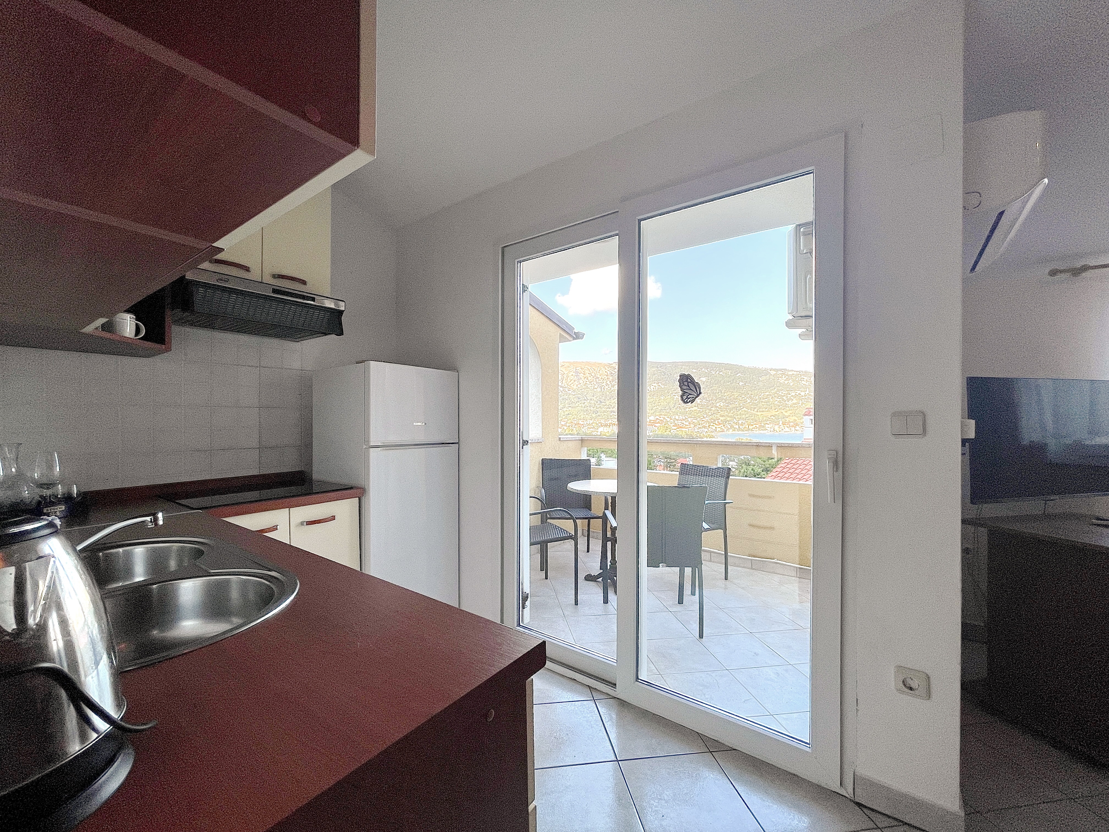 Two bedroom apartment with balcony Baška, Krk (A-22687-g)