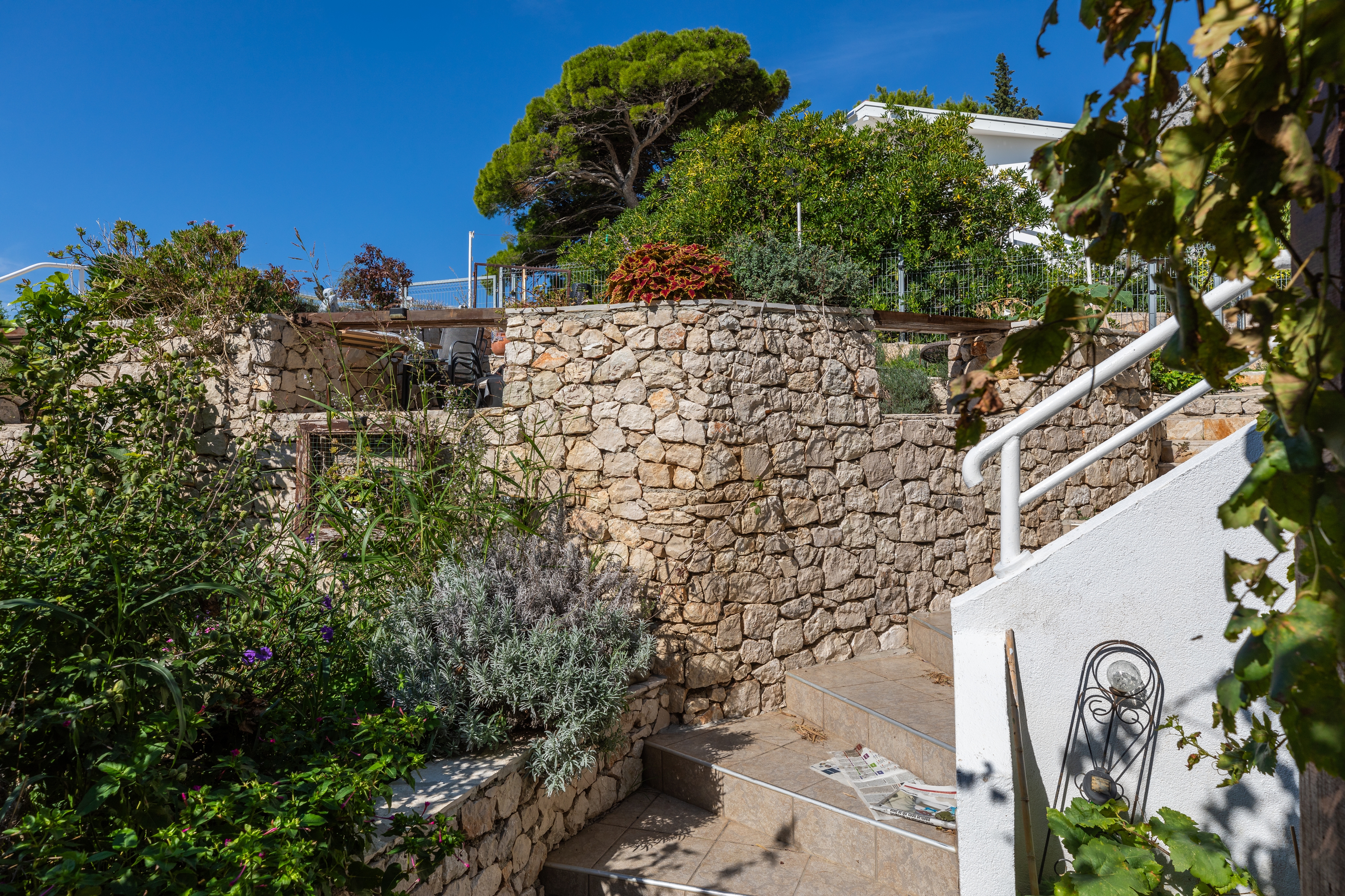 Two bedroom apartment with terrace and sea view Igrane, Makarska  A-c