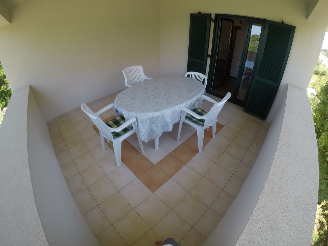 One bedroom apartment with terrace and sea view Bošana, Pag  A-d