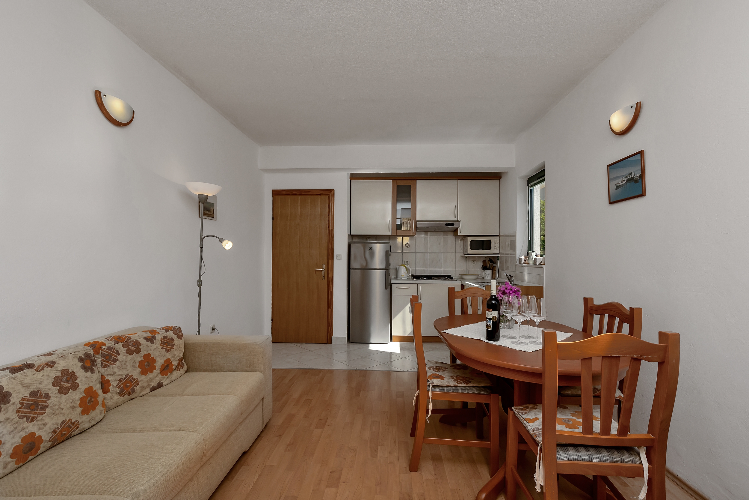 One bedroom apartment with balcony and sea view Drašnice, Makarska  A-b