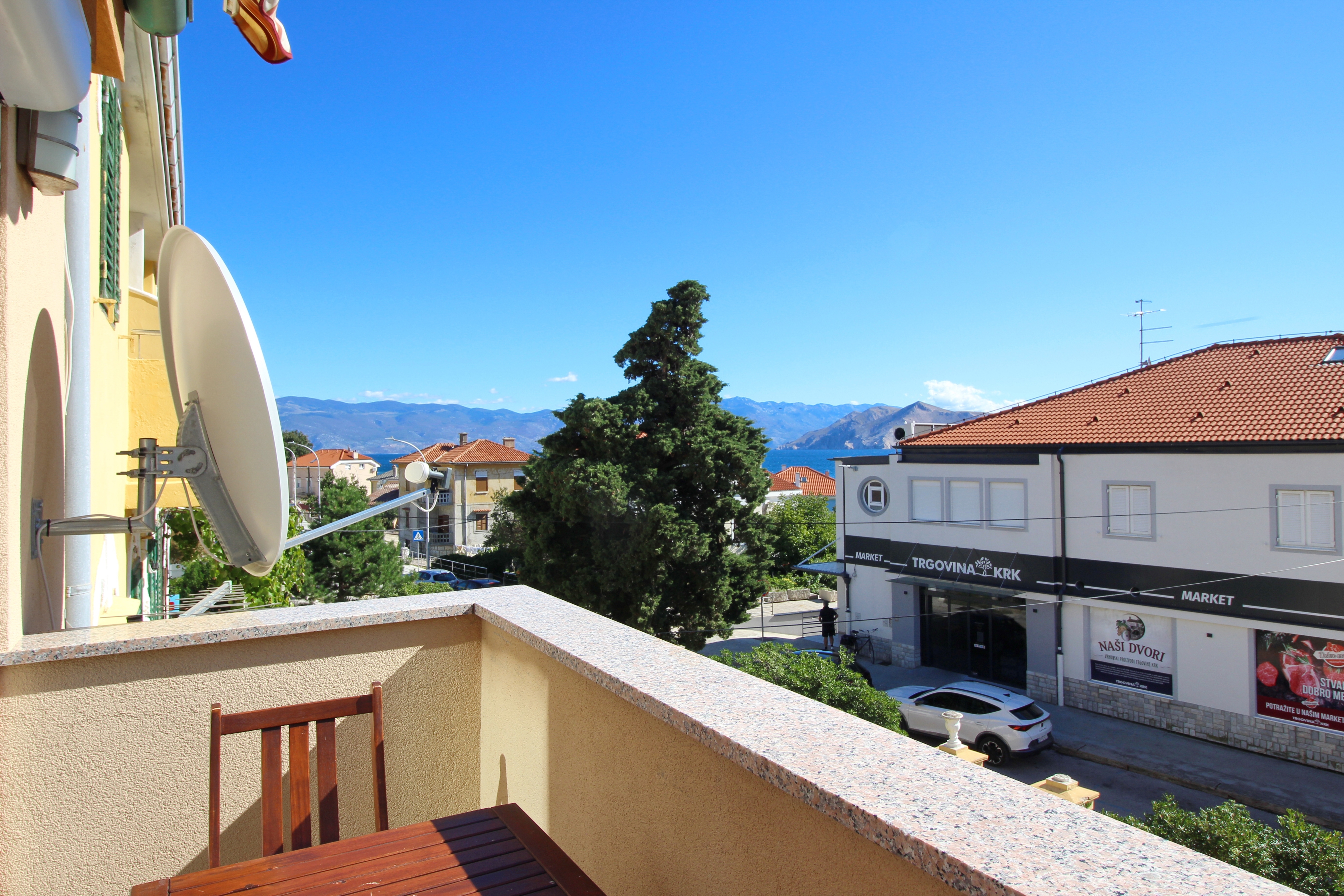 One bedroom apartment with balcony Baška, Krk  A-a