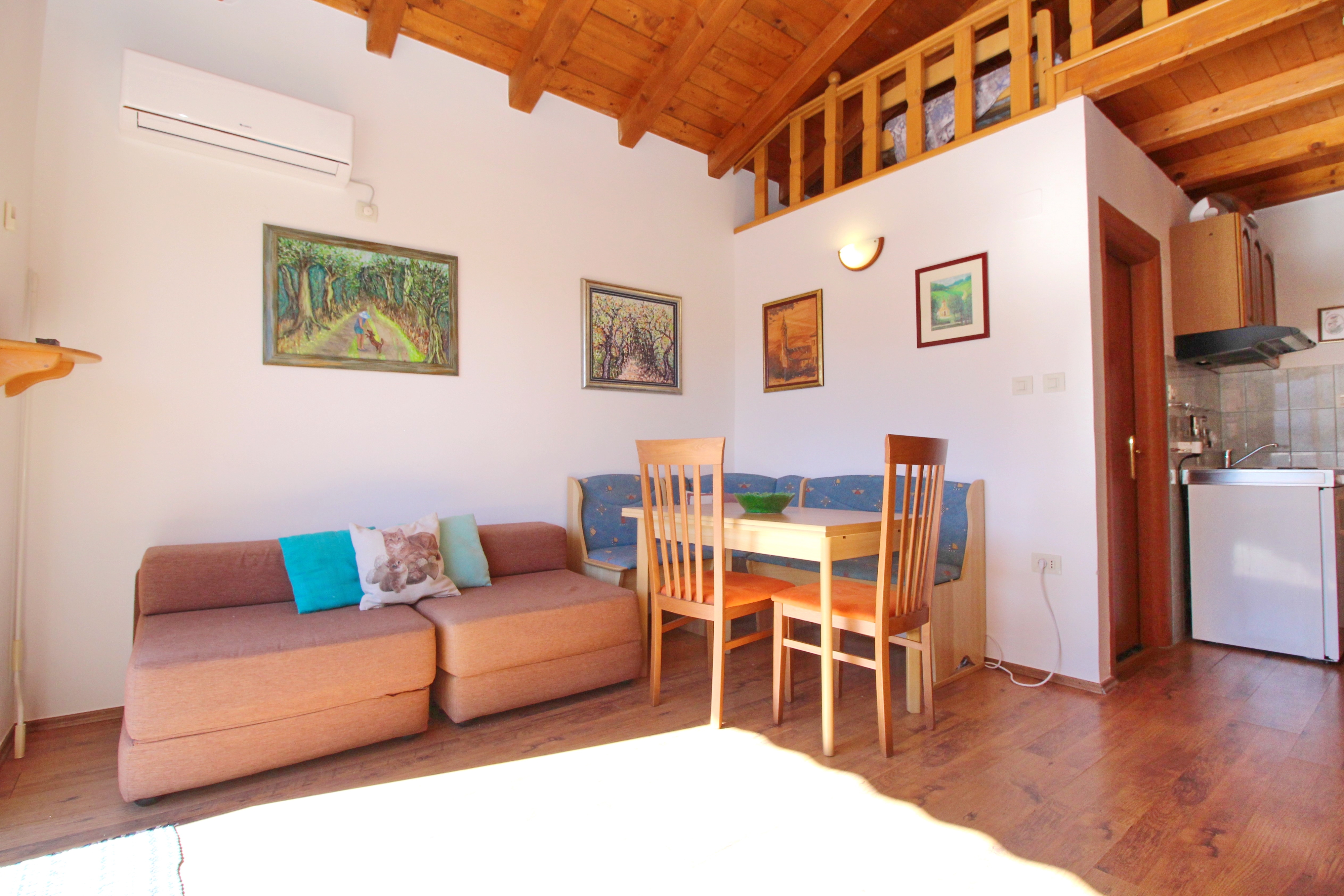 One bedroom apartment with balcony Baška, Krk  A-a