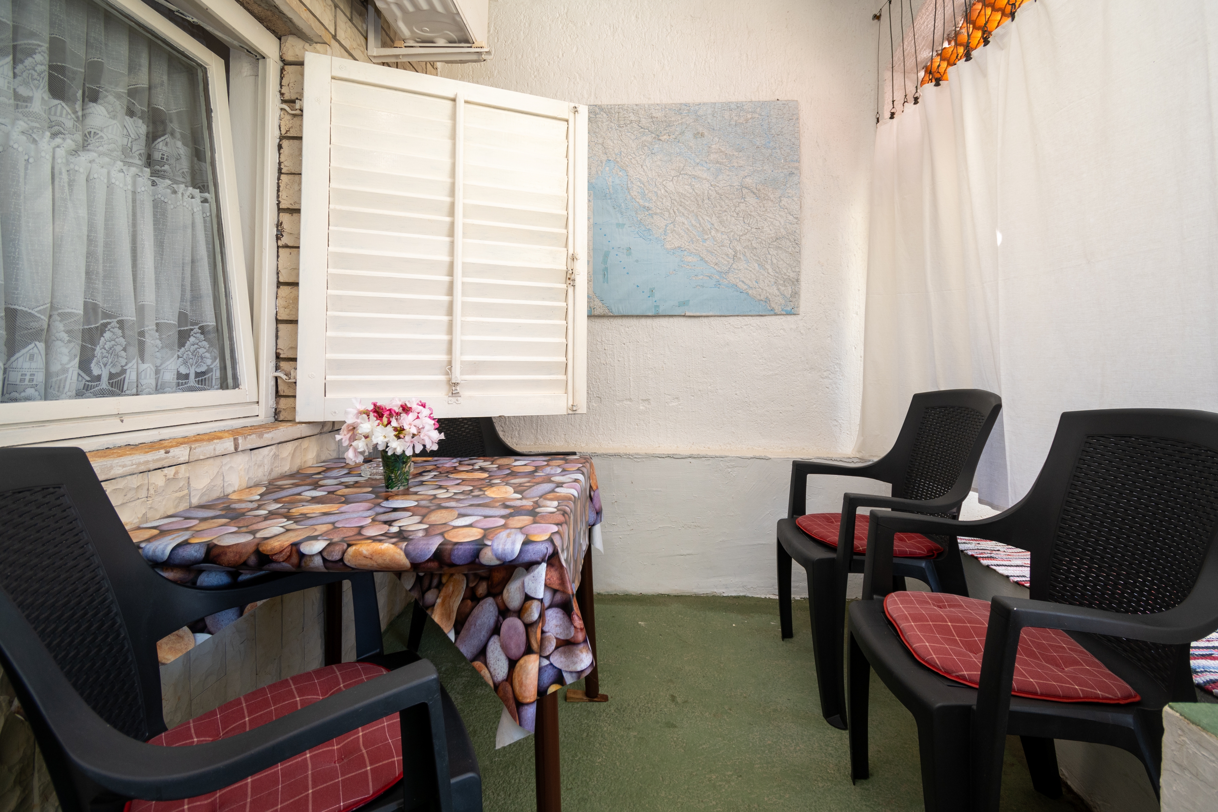One bedroom apartment with terrace Povljana, Pag  A-d