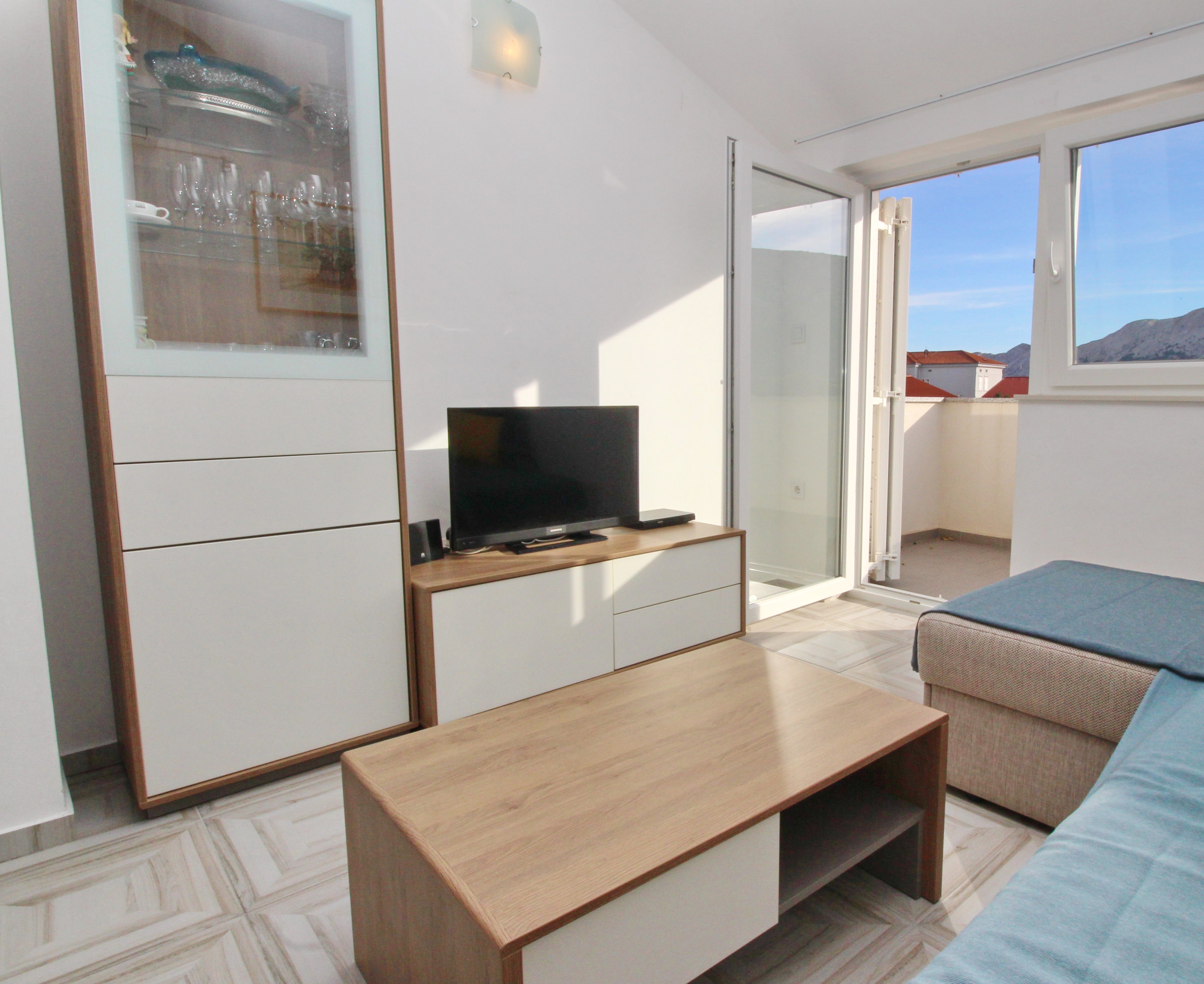 Two bedroom apartment with balcony Baška, Krk  A-a