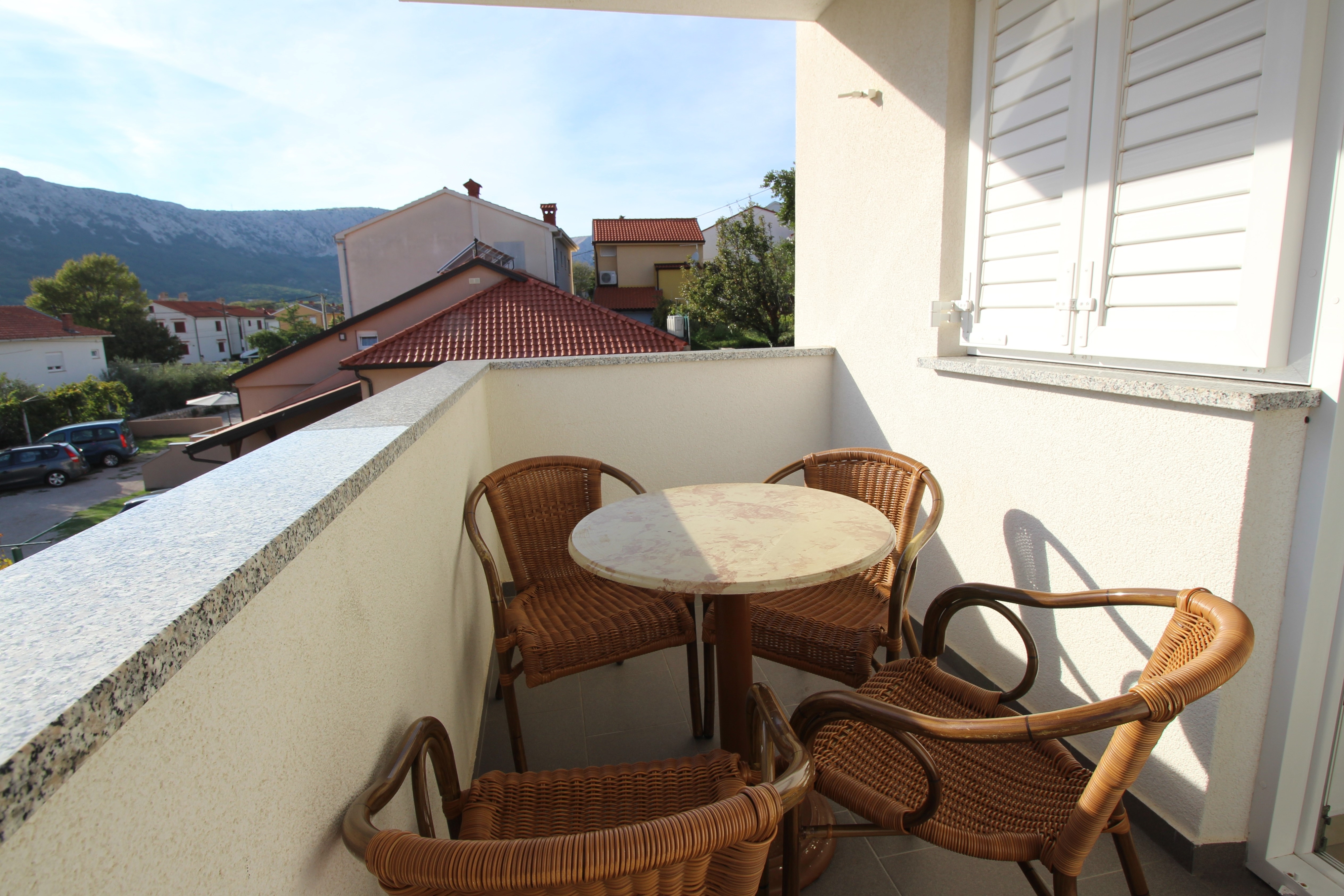 Two bedroom apartment with balcony Baška, Krk  A-b