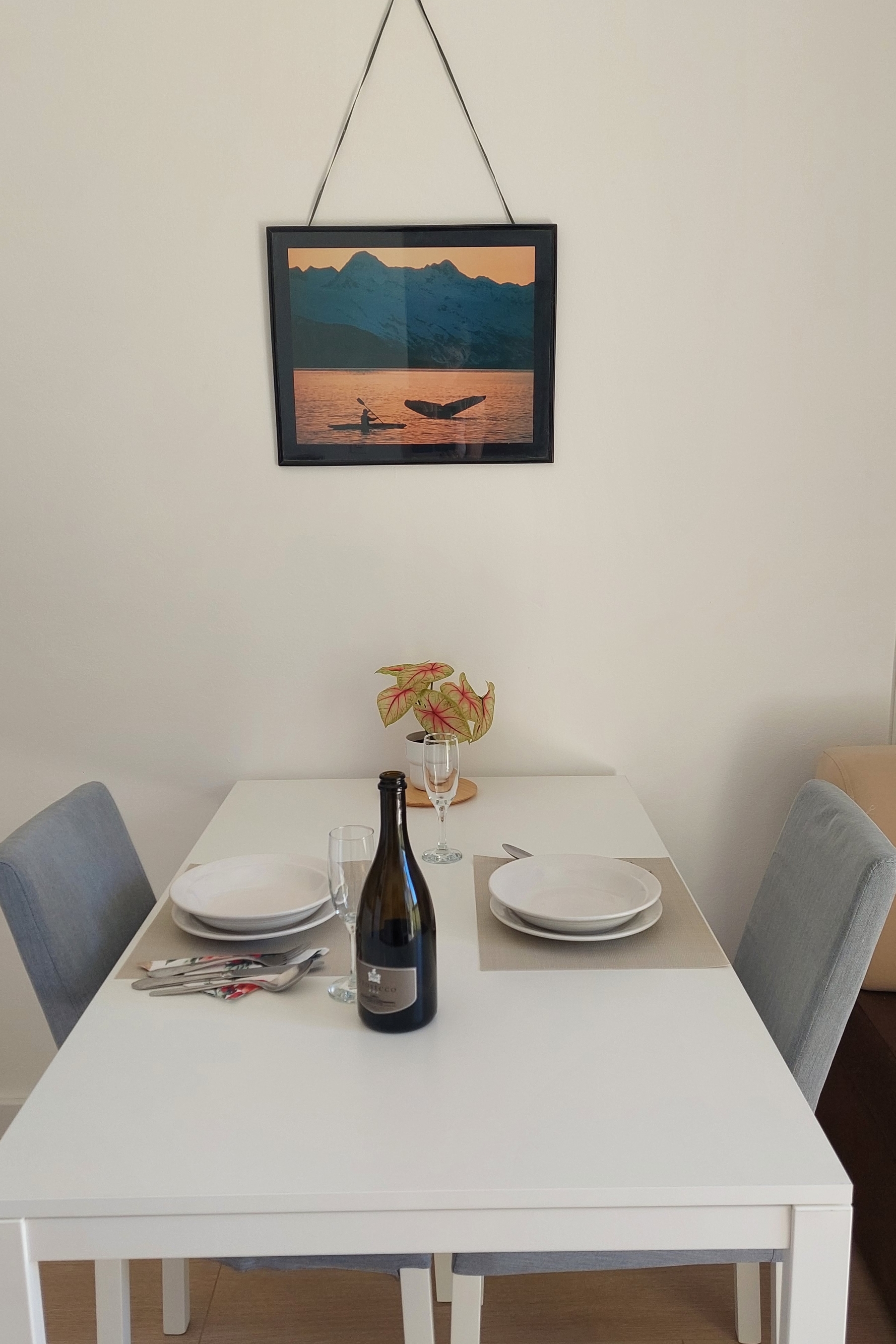 One bedroom apartment with balcony and sea view Žaborić, Šibenik (A-22701-d)