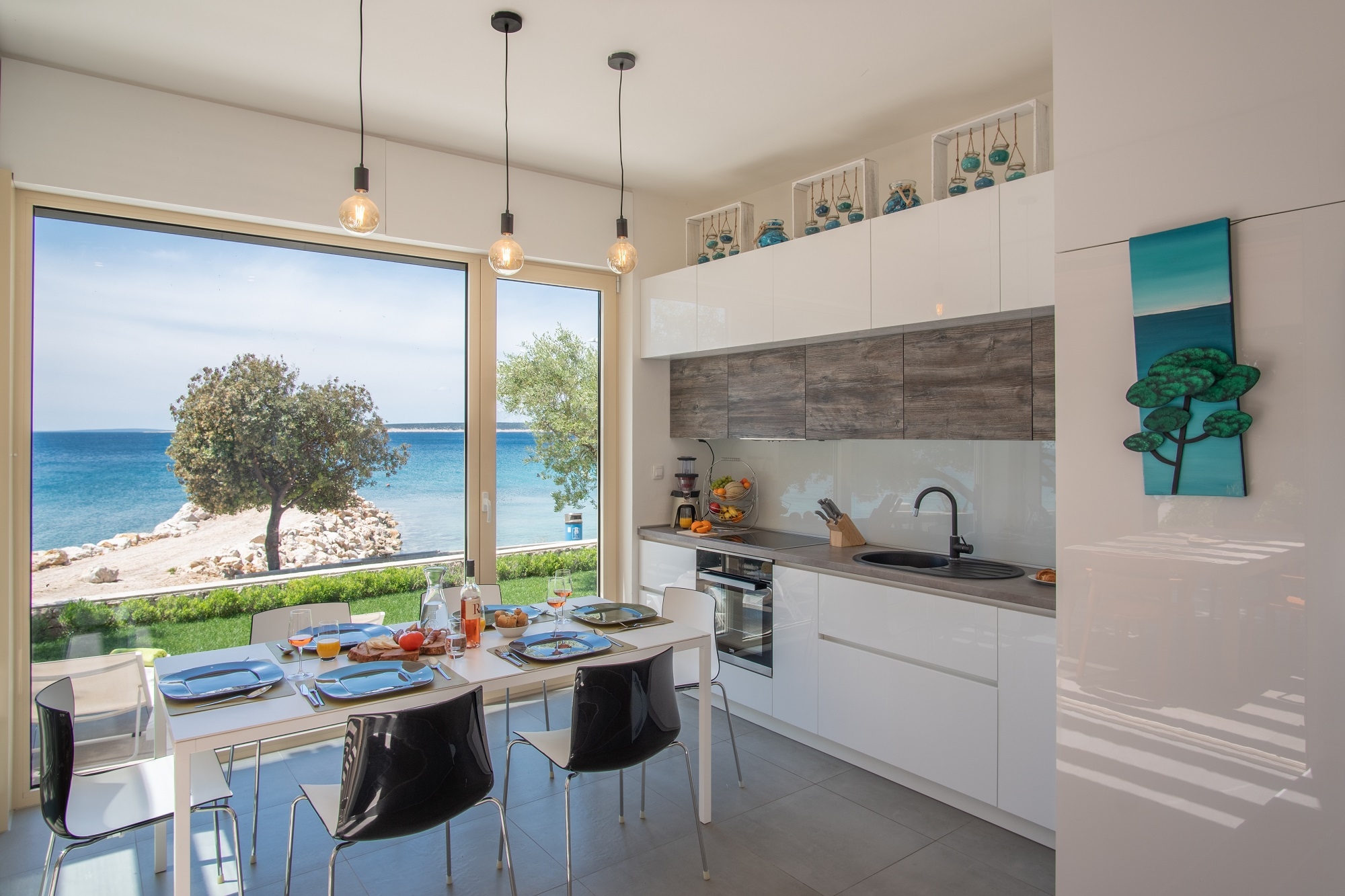 Three bedroom house near beach Mandre, Pag  K