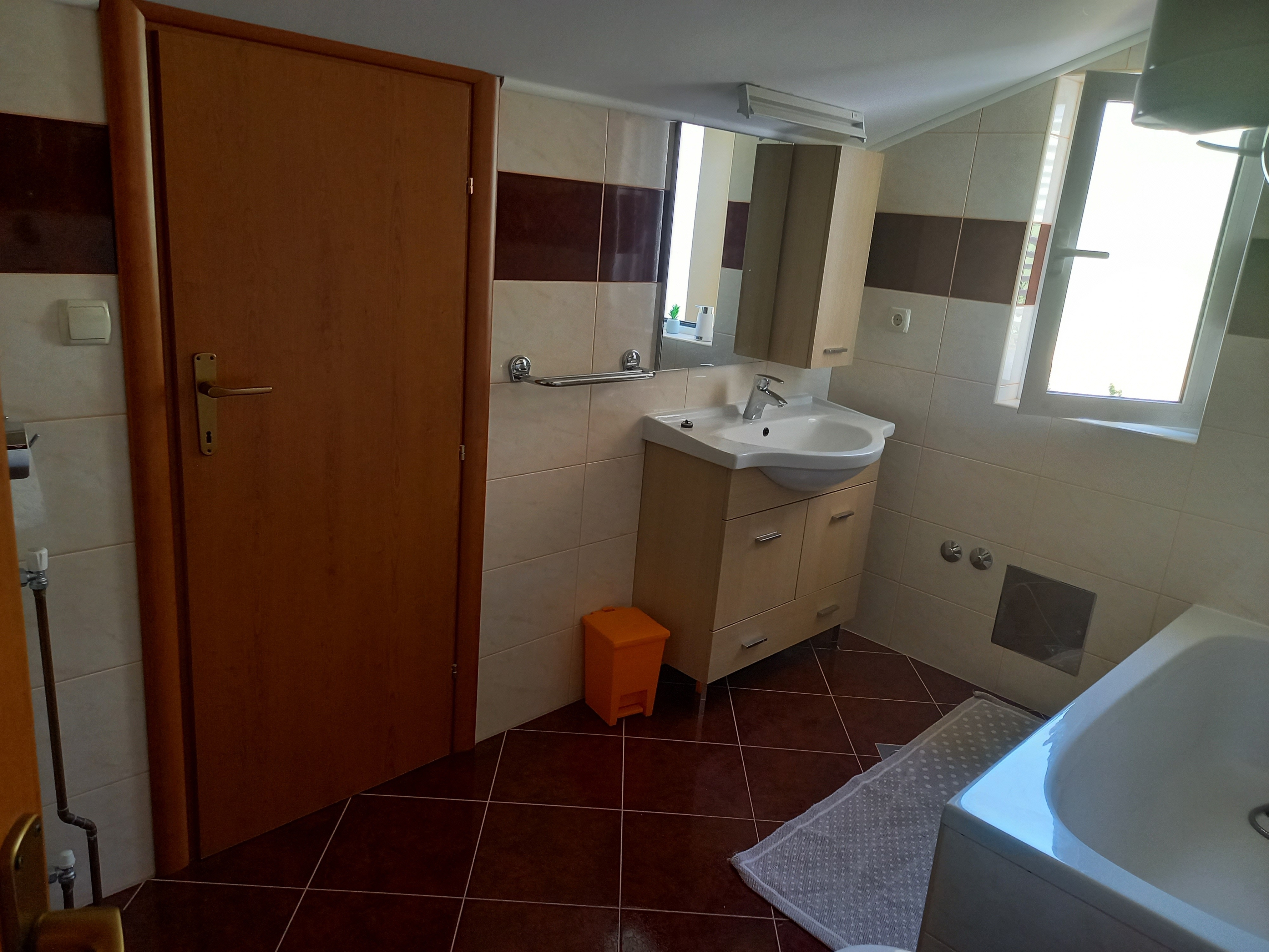 Two bedroom apartment with balcony and sea view Supetarska Draga - Gornja, Rab  A-c