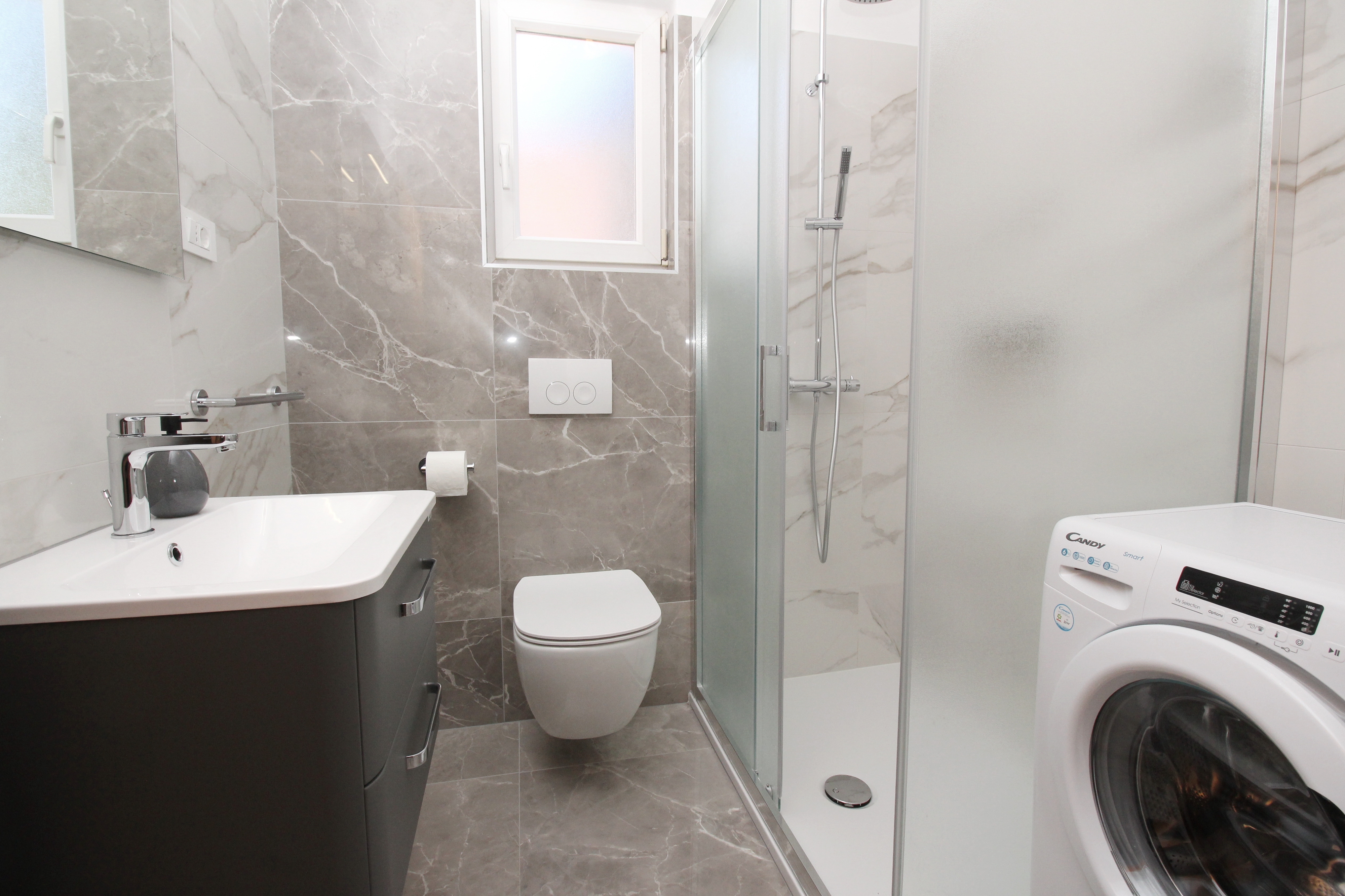 One bedroom apartment with balcony Baška, Krk  A-c