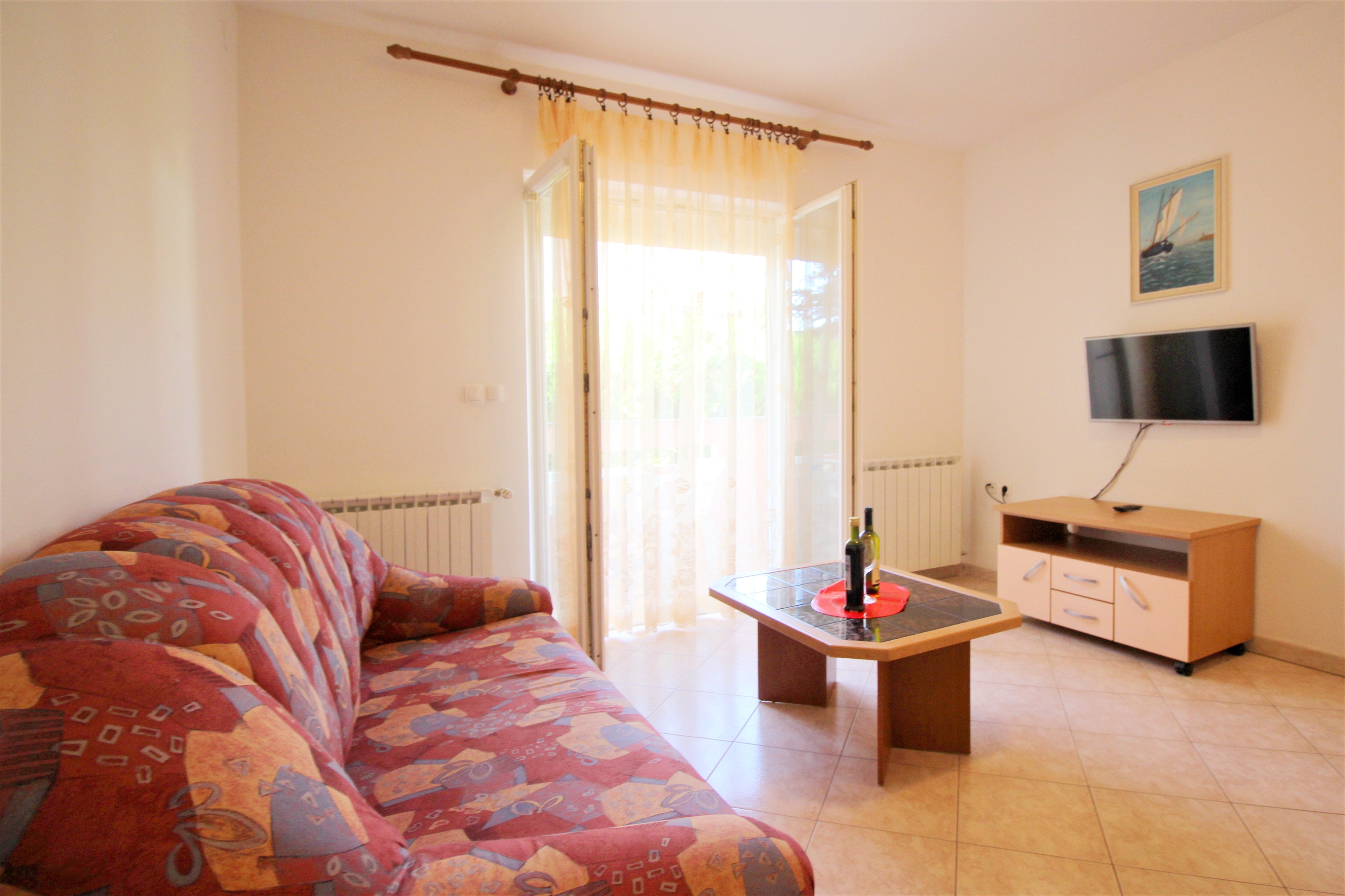 One bedroom apartment with balcony Baška, Krk (A-22725-c)