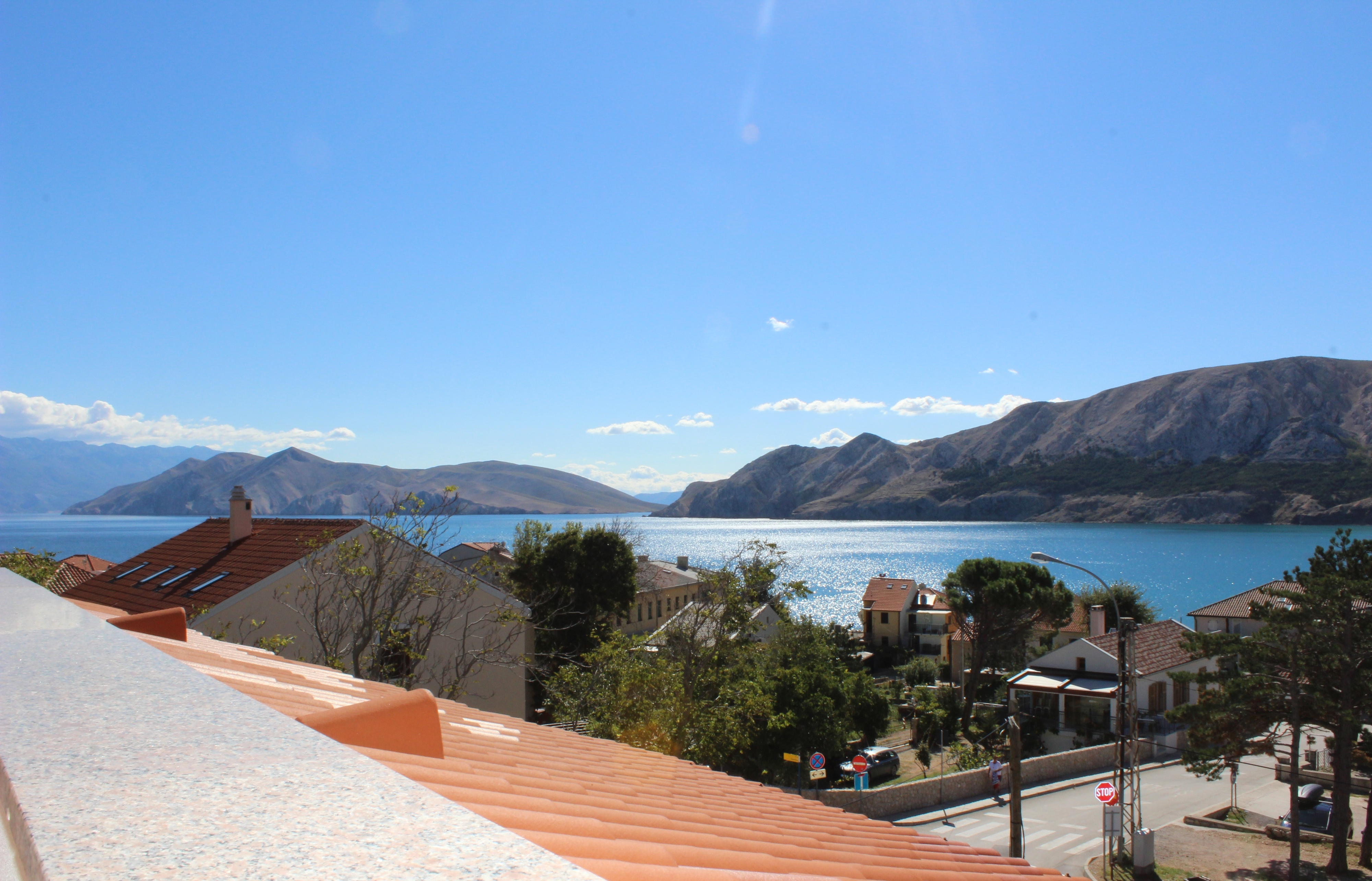 Two bedroom apartment with balcony and sea view Baška, Krk  A-g