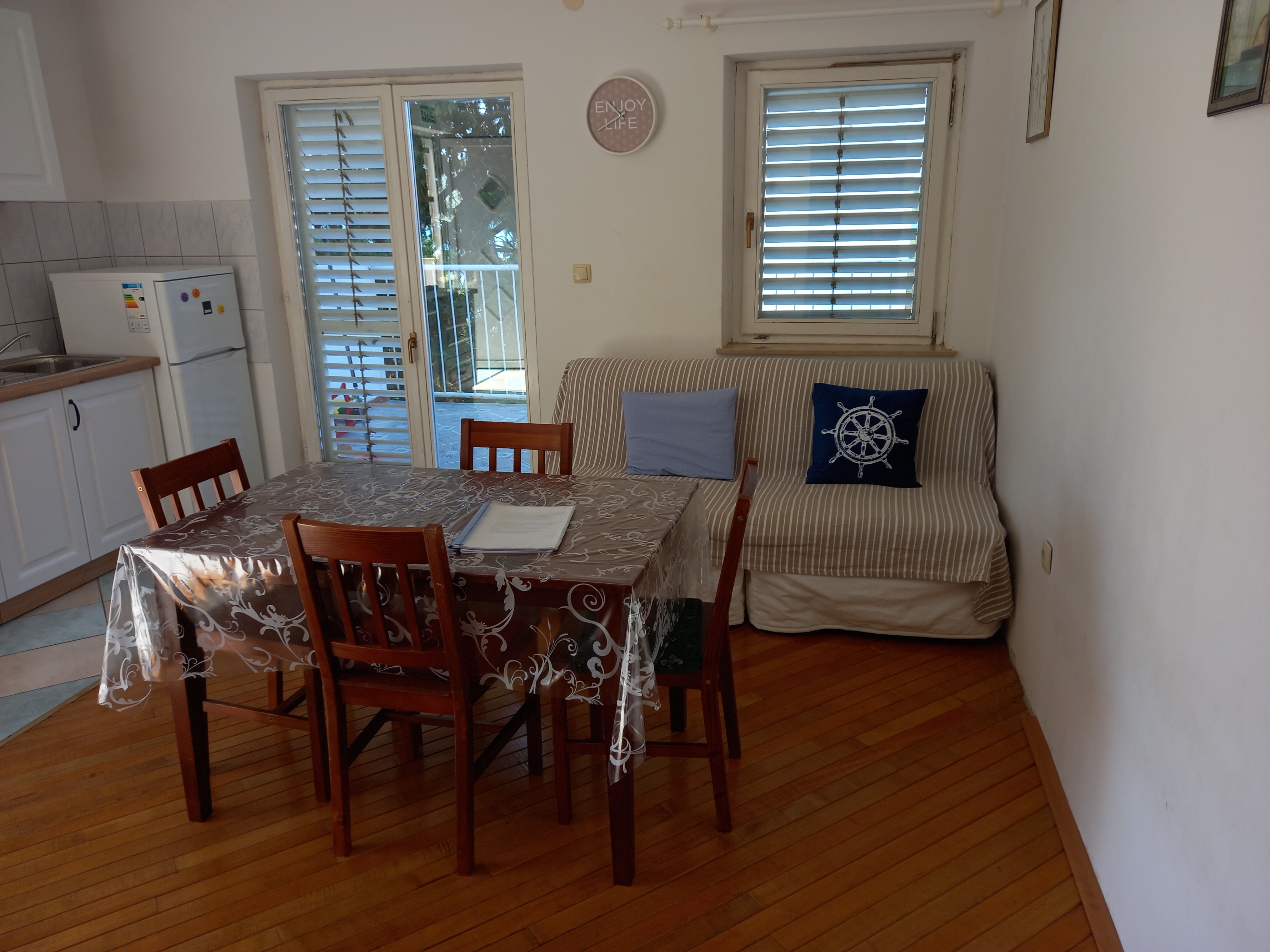 One bedroom apartment with terrace and sea view Pirovac, Šibenik  A-a