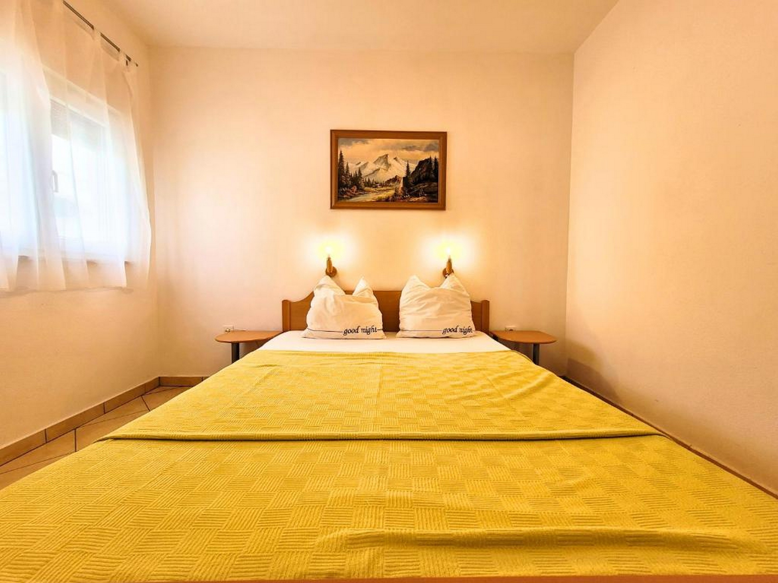 One bedroom apartment with balcony and sea view Vir  A-a