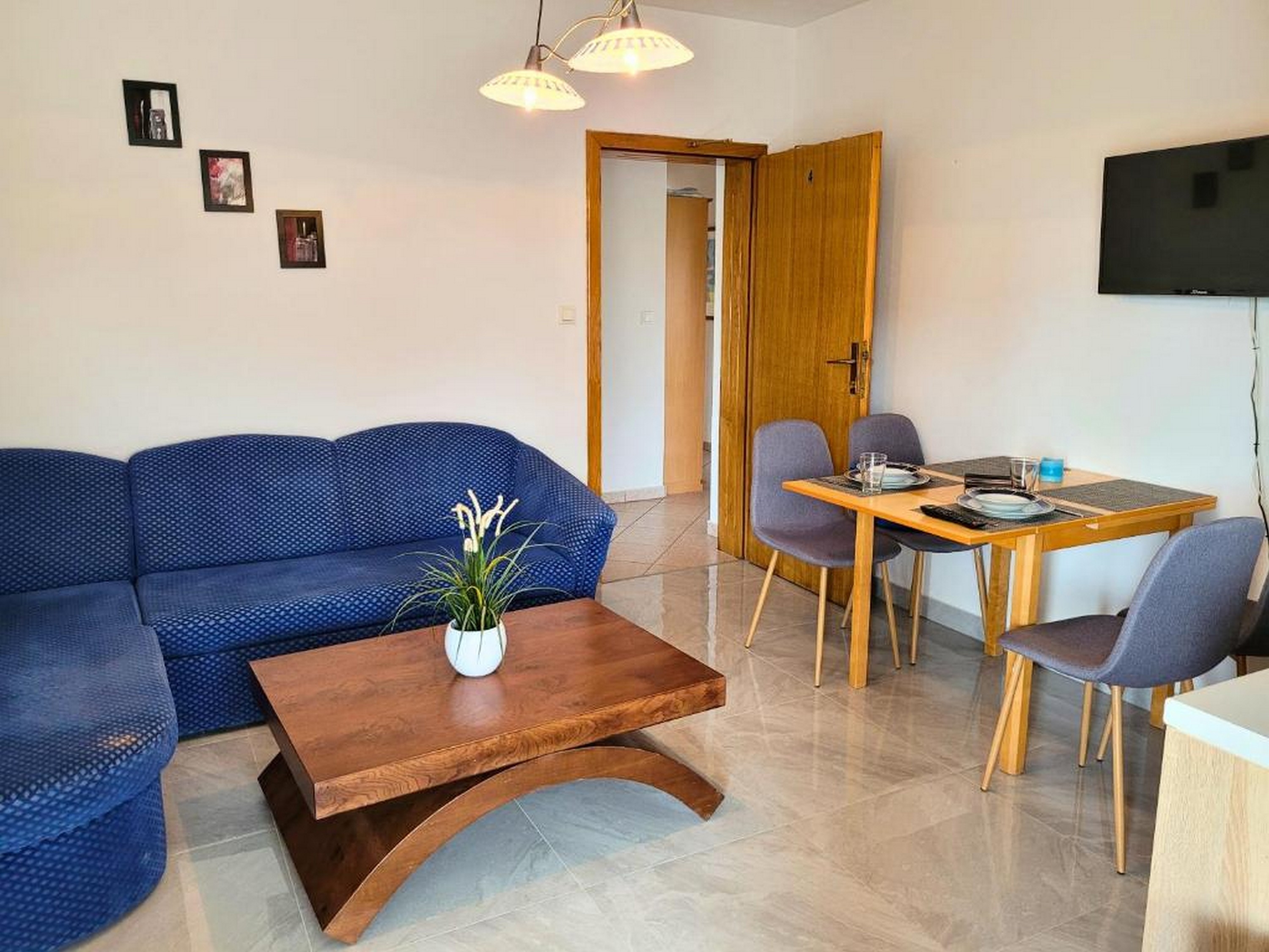 One bedroom apartment with balcony and sea view Vir  A-c