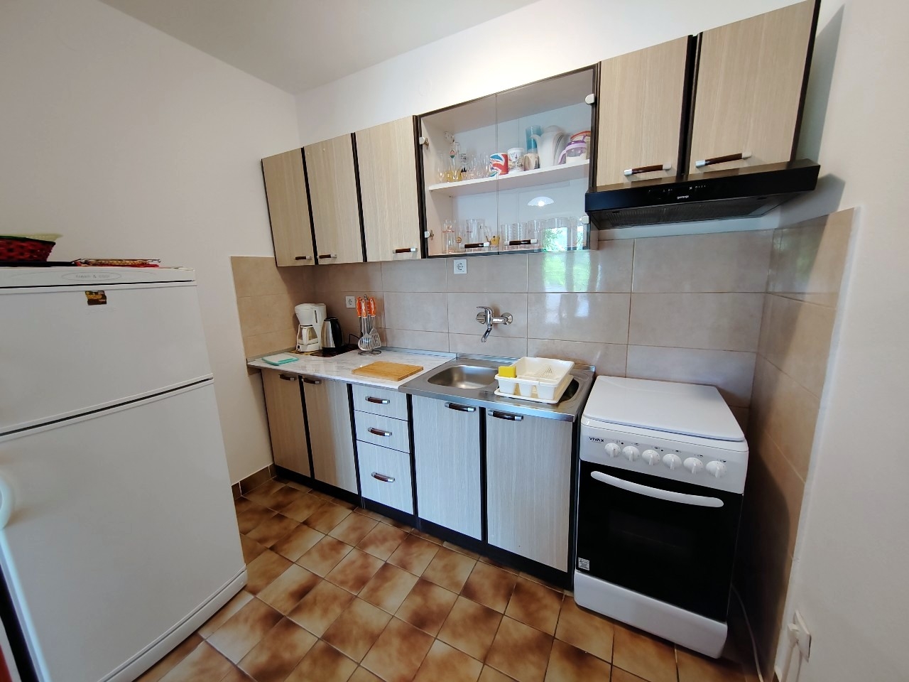 Two bedroom apartment with balcony Barbat, Rab  A-a