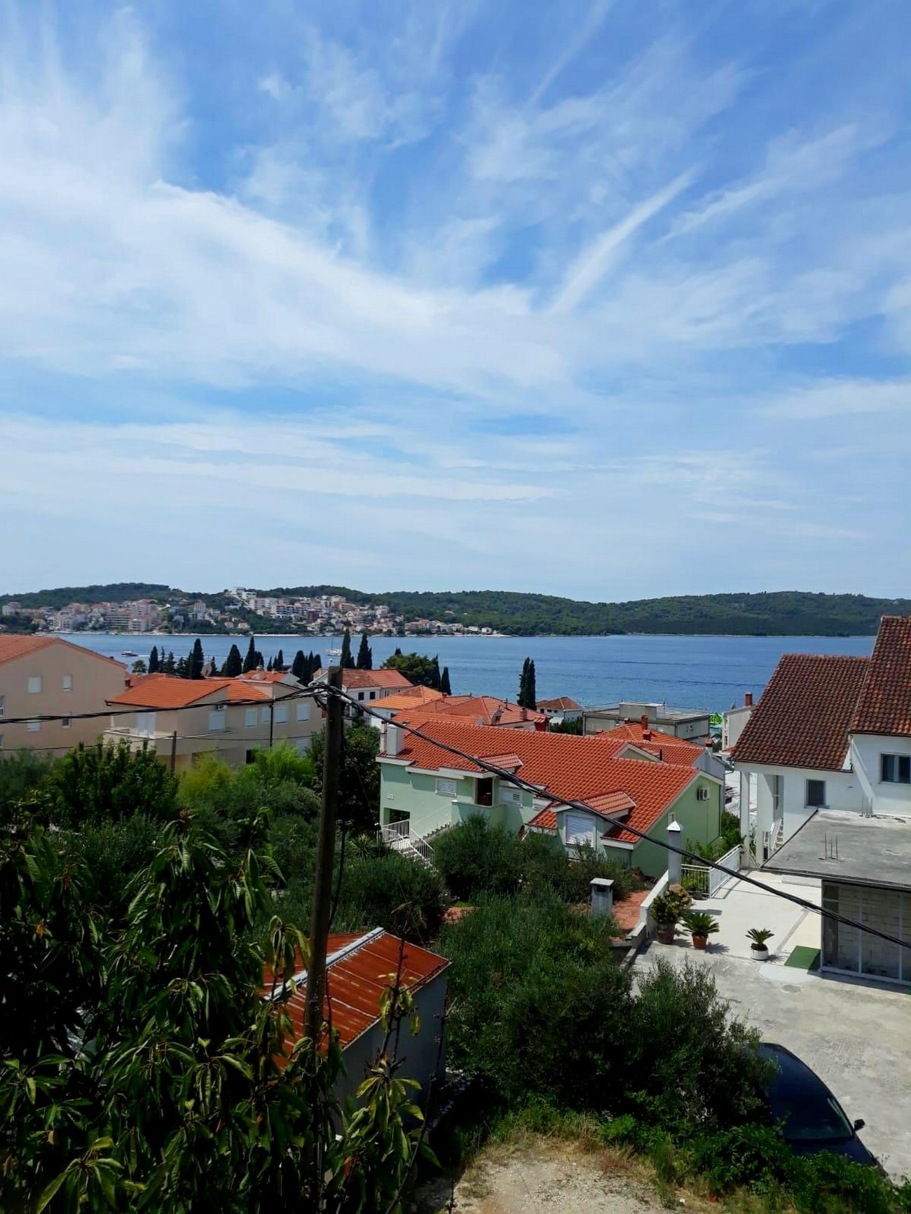 Three bedroom apartment with balcony and sea view Okrug Gornji, Čiovo  A-a
