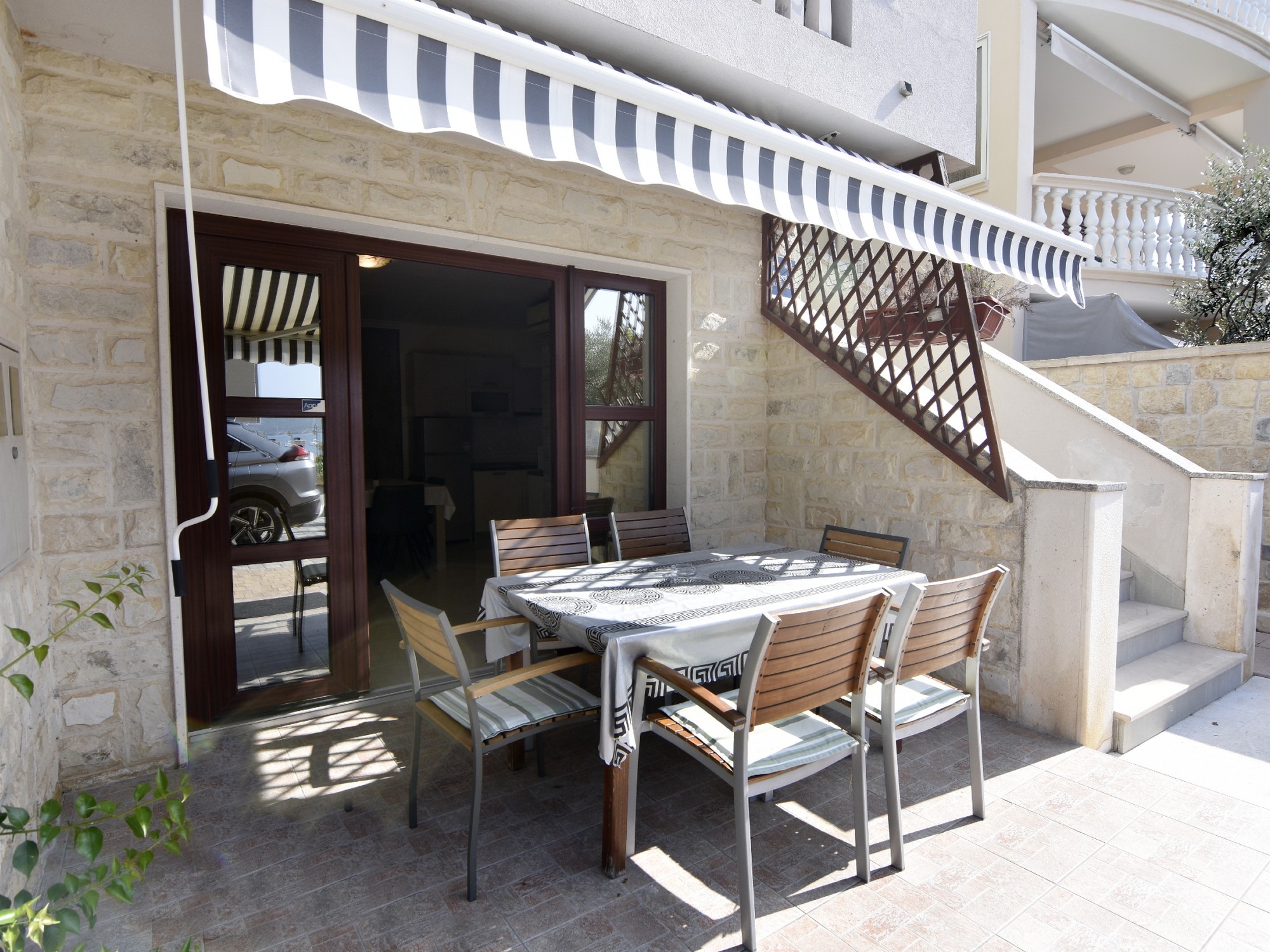Two bedroom apartment with terrace Biograd na Moru, Biograd  A-a