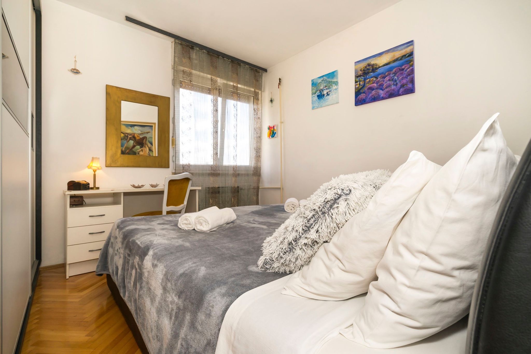 Two bedroom apartment with balcony and sea view Split  A-a
