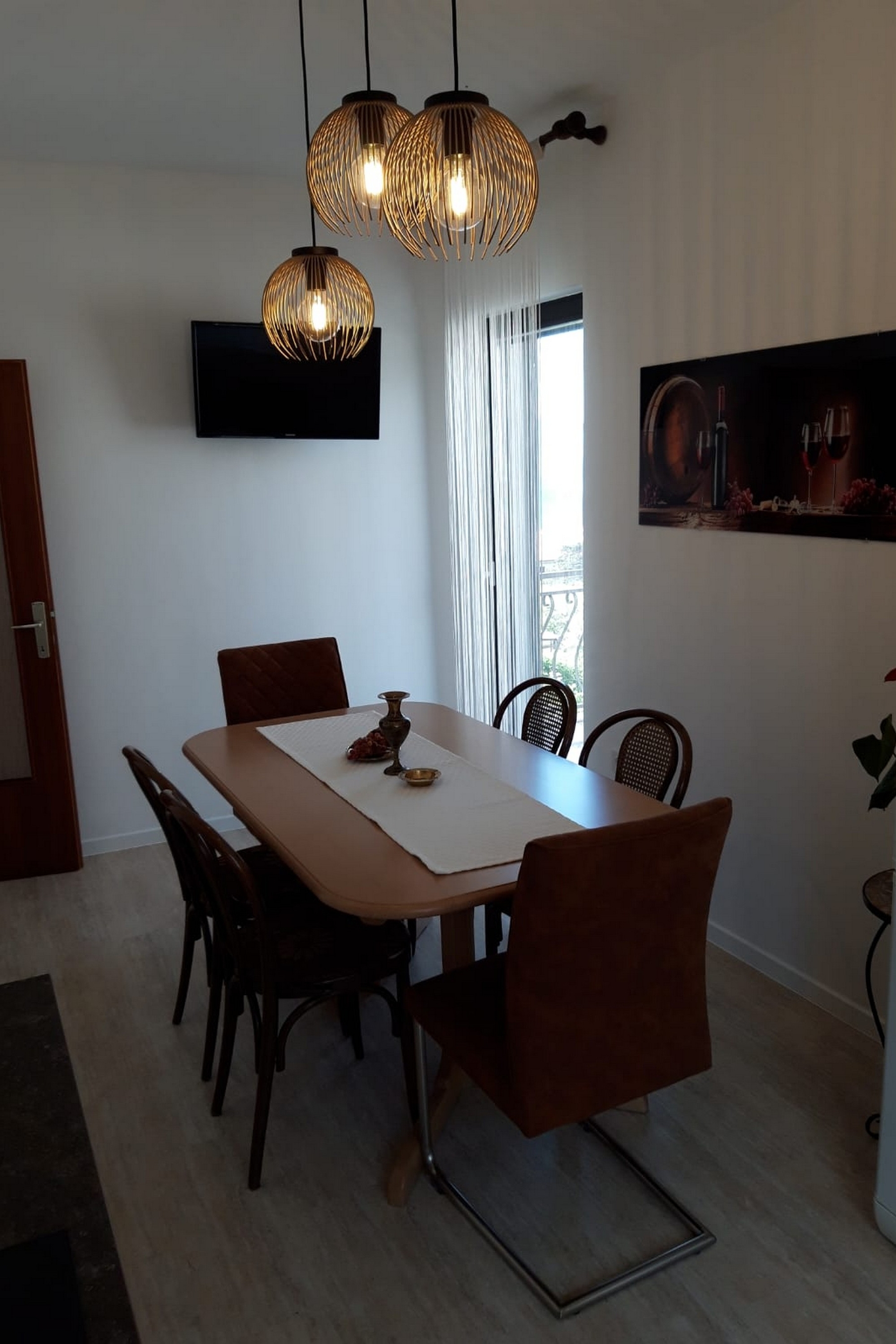 Three bedroom apartment with balcony and sea view Novi Vinodolski (A-22846-a)