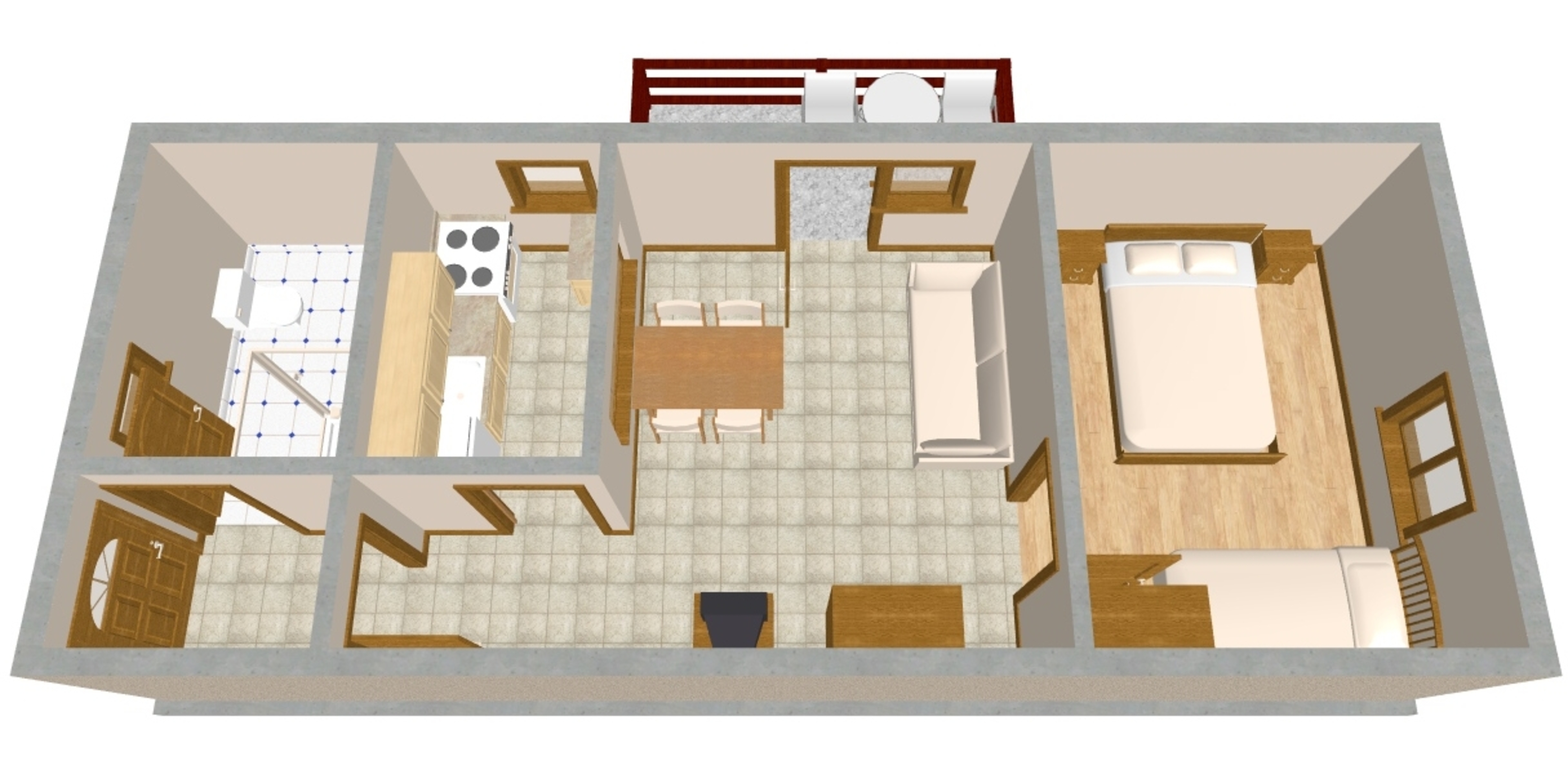 One bedroom apartment with balcony Poreč  A-a