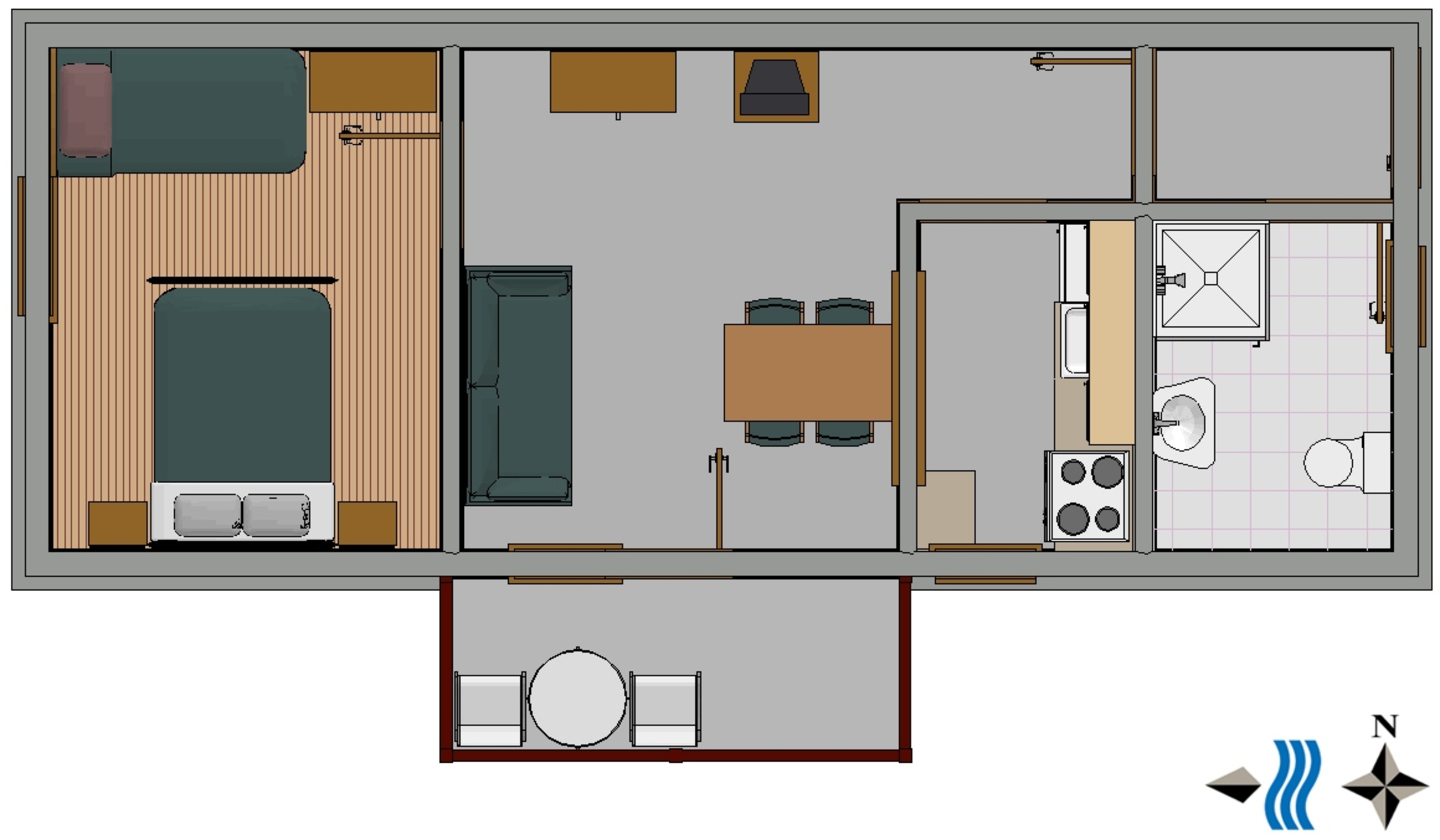 One bedroom apartment with balcony Poreč  A-a