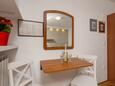 Rovinj, Ložnice v ubytování typu studio-apartment, s klimatizací a WiFi.
