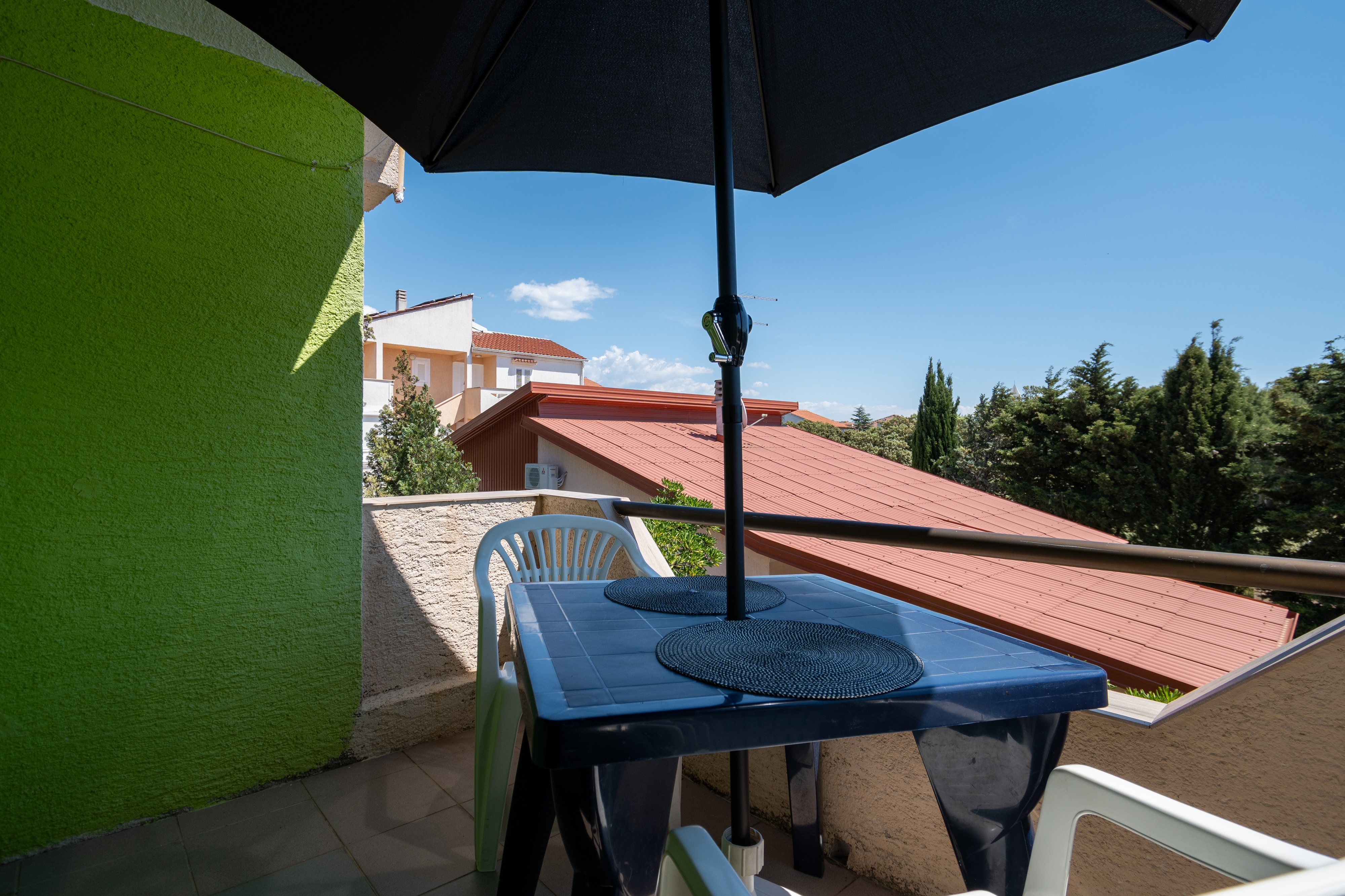 Two bedroom apartment with terrace Mandre, Pag  A-a